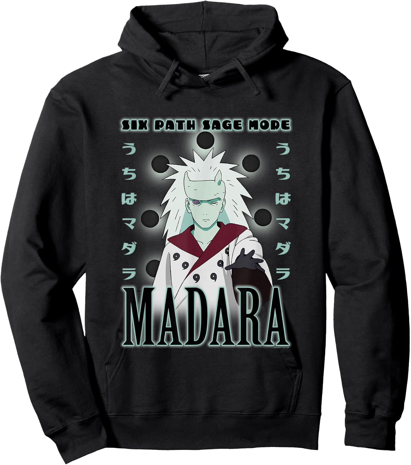 Naruto Shippuden Madara Six Path Sage Hoodie - Hoodie | Black