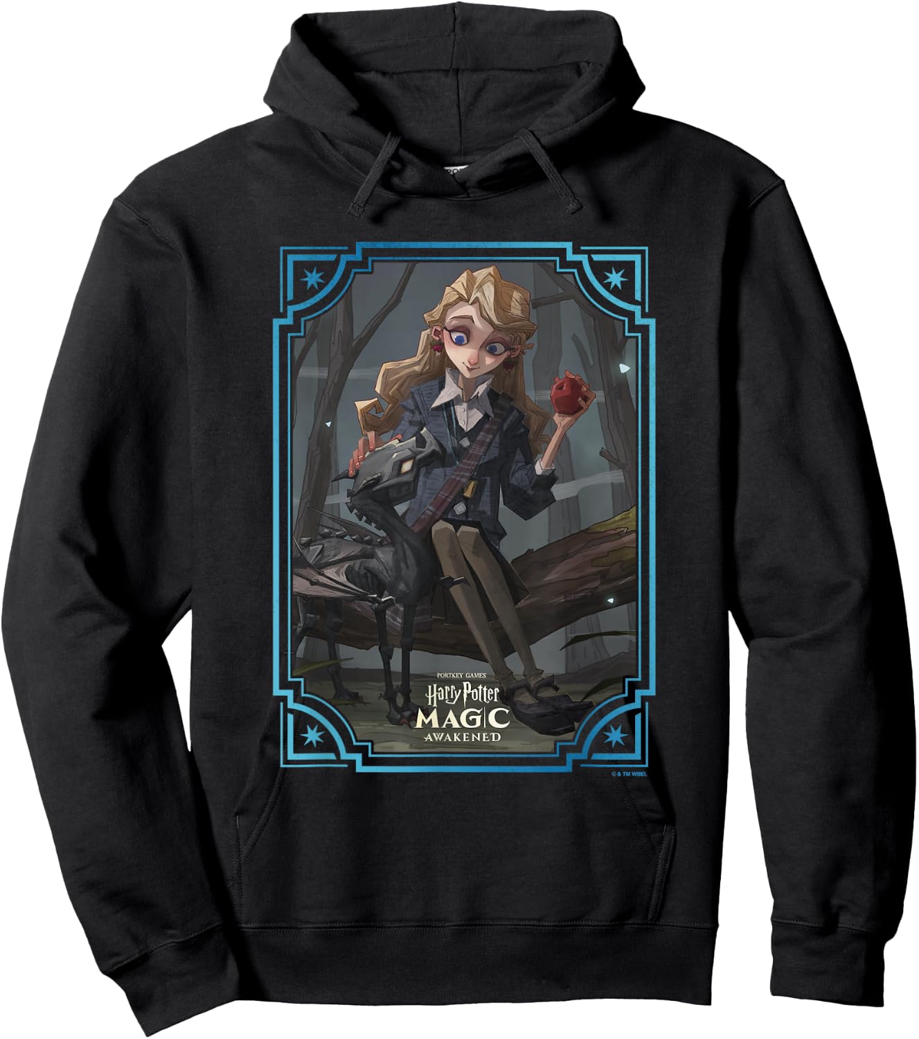 Harry Potter: Magic Awakened Luna Lovegood Thestral Card Hoodie - Hoodie | Black