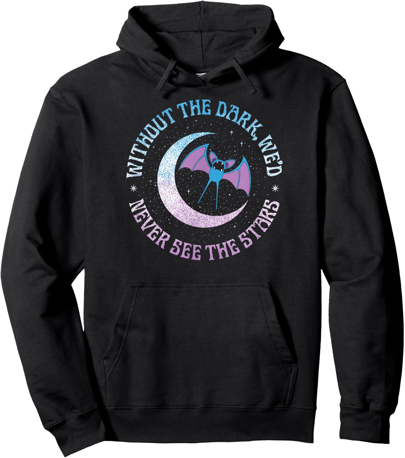 Pokémon - Zubat Without The Dark We'd Never See The Stars Hoodie - Hoodie | Black