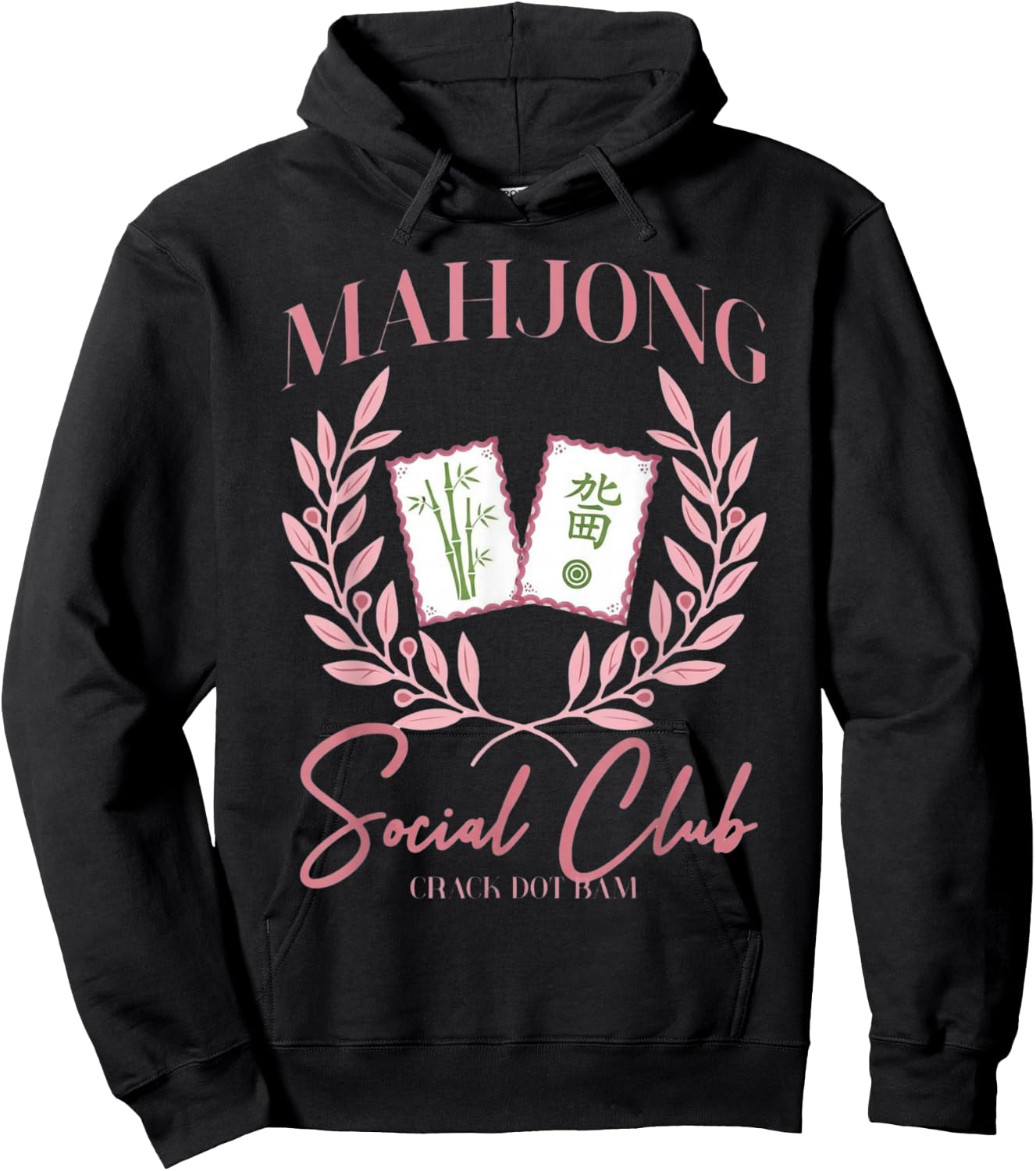 Crack dot bam Mahjong Hoodie - Hoodie | Black
