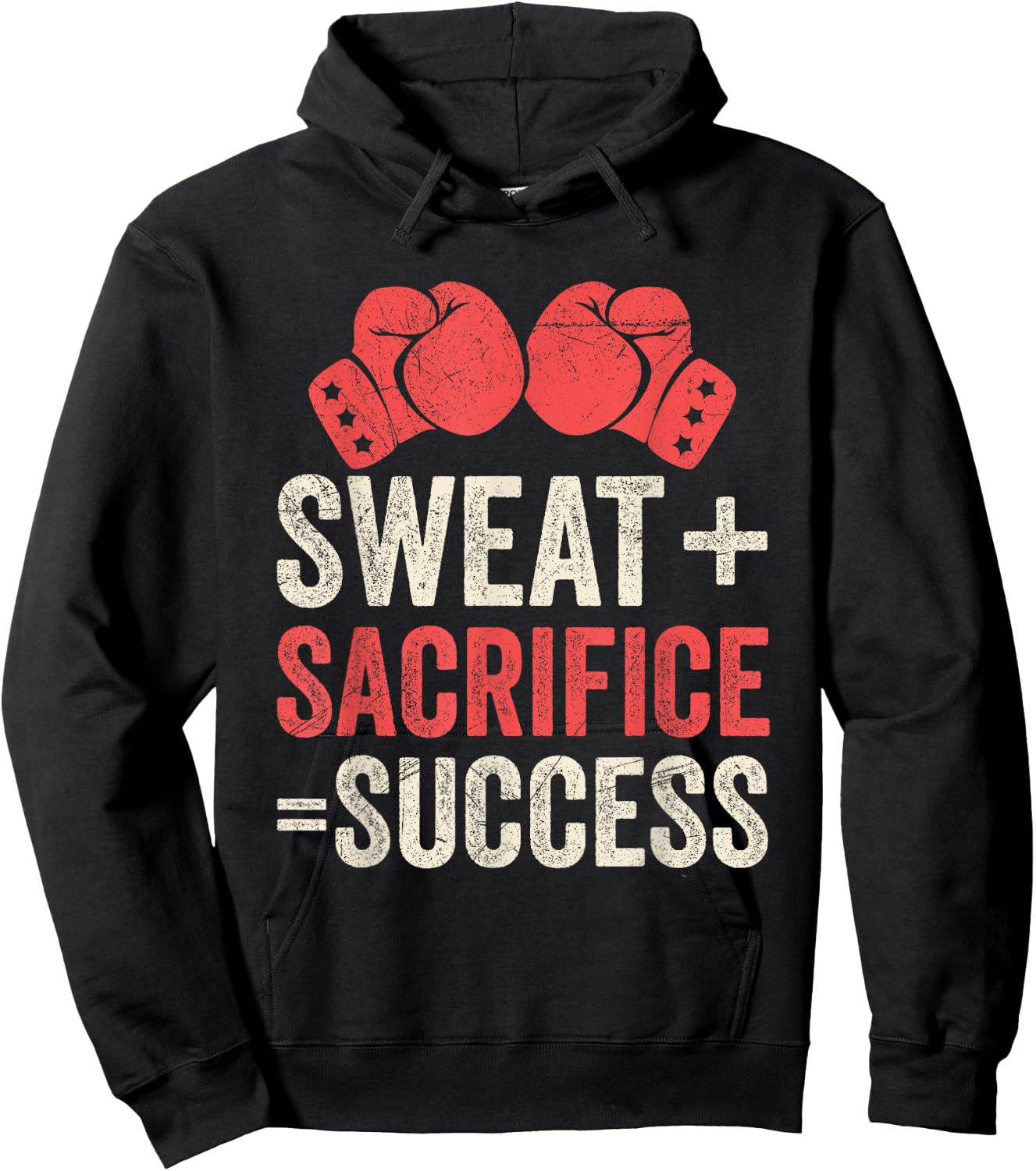 Sweat and Sacrifice makes Success Muay Thai Hoodie - Hoodie | Black