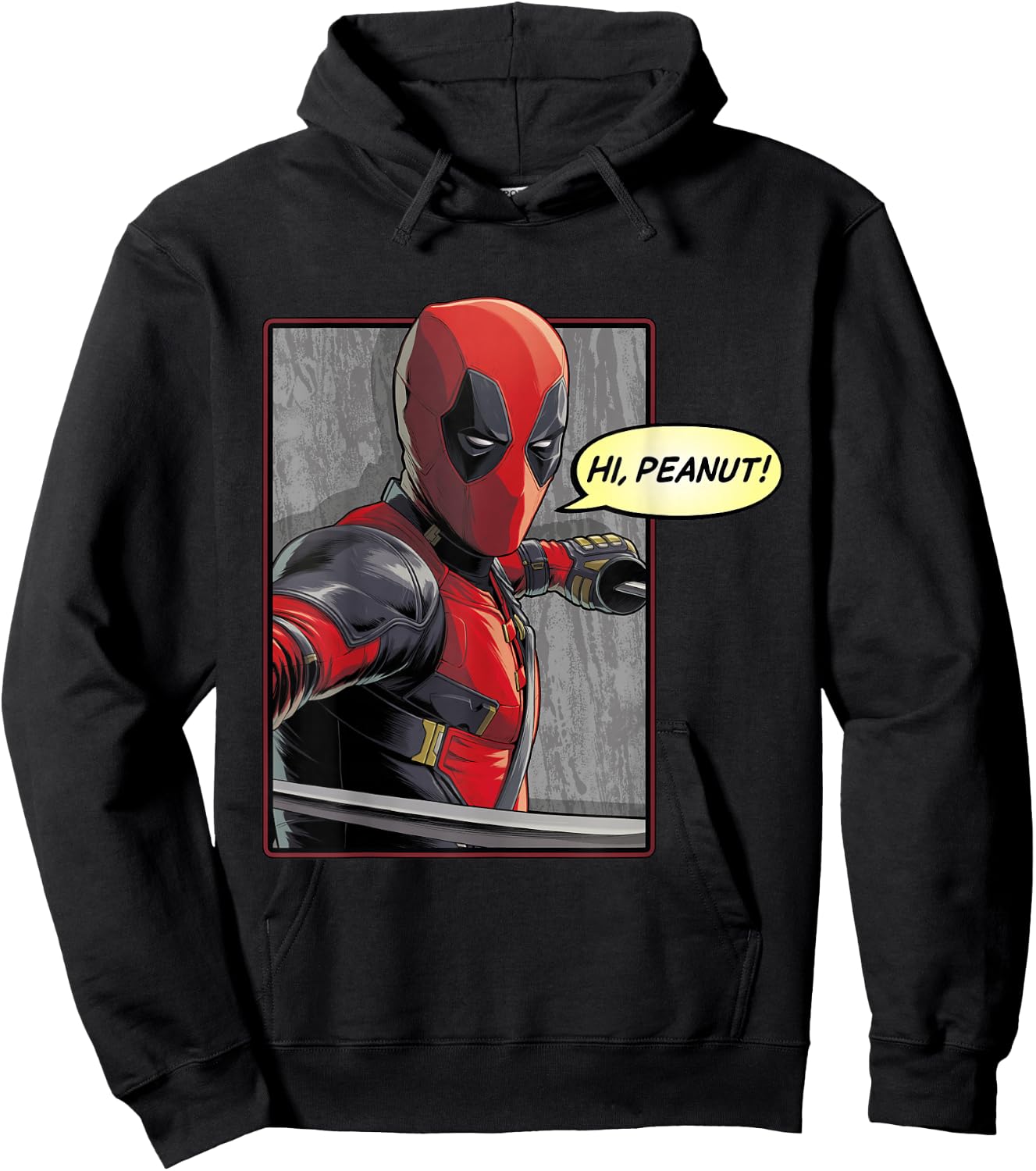 Marvel Studios Deadpool & Wolverine Deadpool Hi Peanut Hoodie - Hoodie | Black