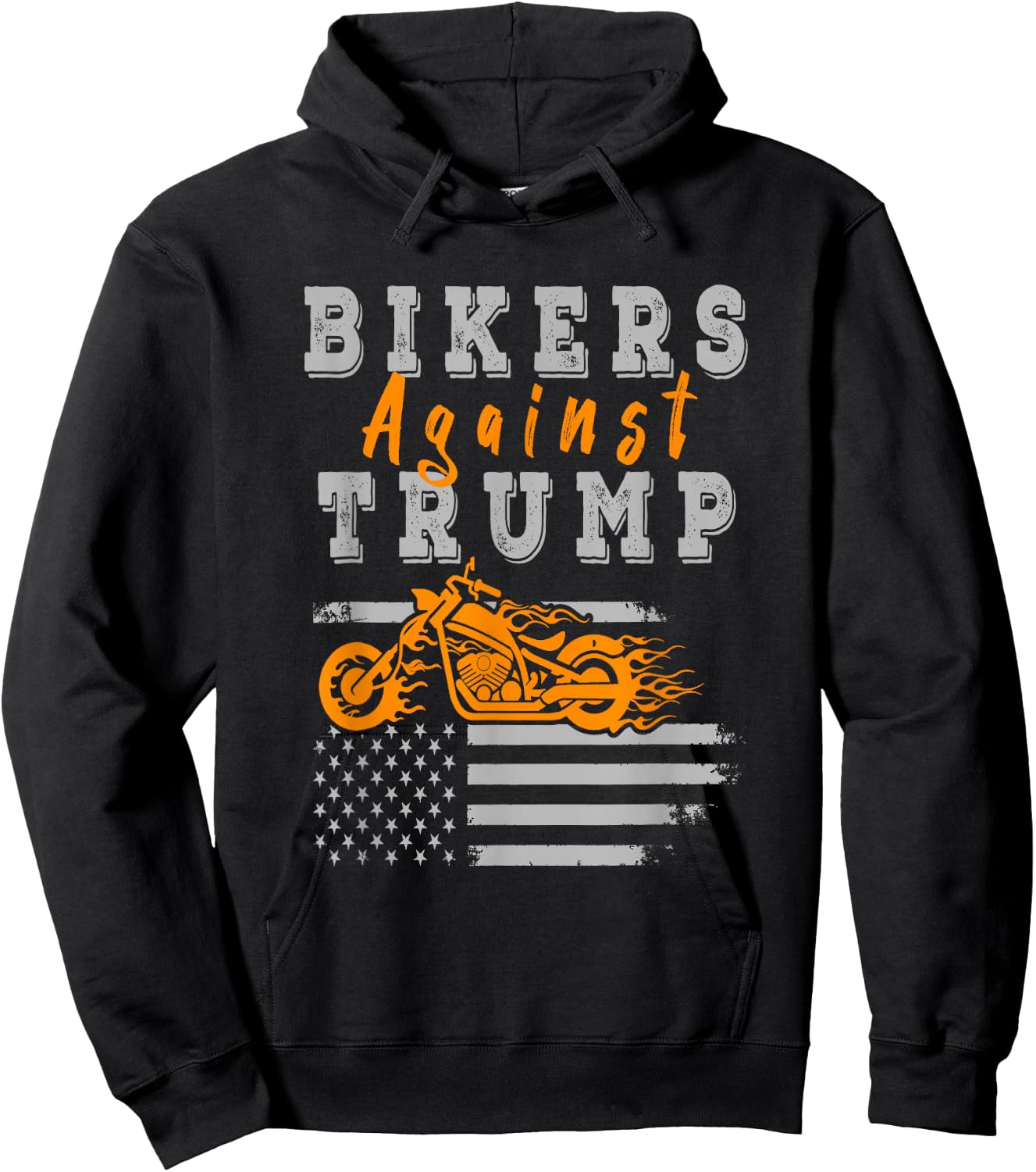 Bikers Against trump Hoodie - Hoodie | Black