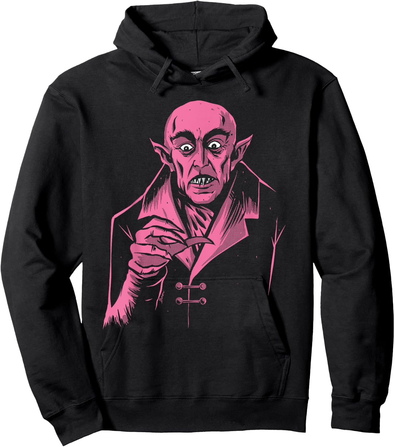 Vampire Nosferatu Monster Dracula Halloween Hoodie - Hoodie | Black