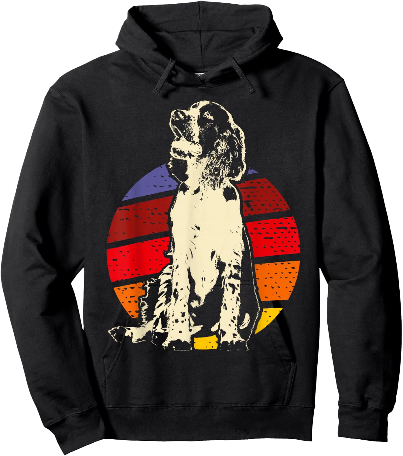 English Springer Spaniel Dog Hoodie - Hoodie | Black