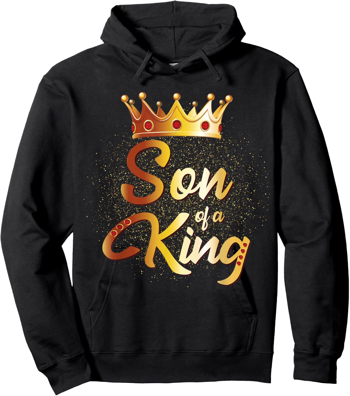 Son of a King Shirt Boys Kids Son Father Matching Hoodie - Hoodie | Black