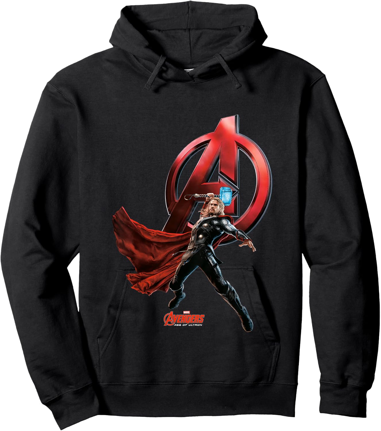Kids Avengers Age Of Ultron Thor Hoodie - Hoodie | Black