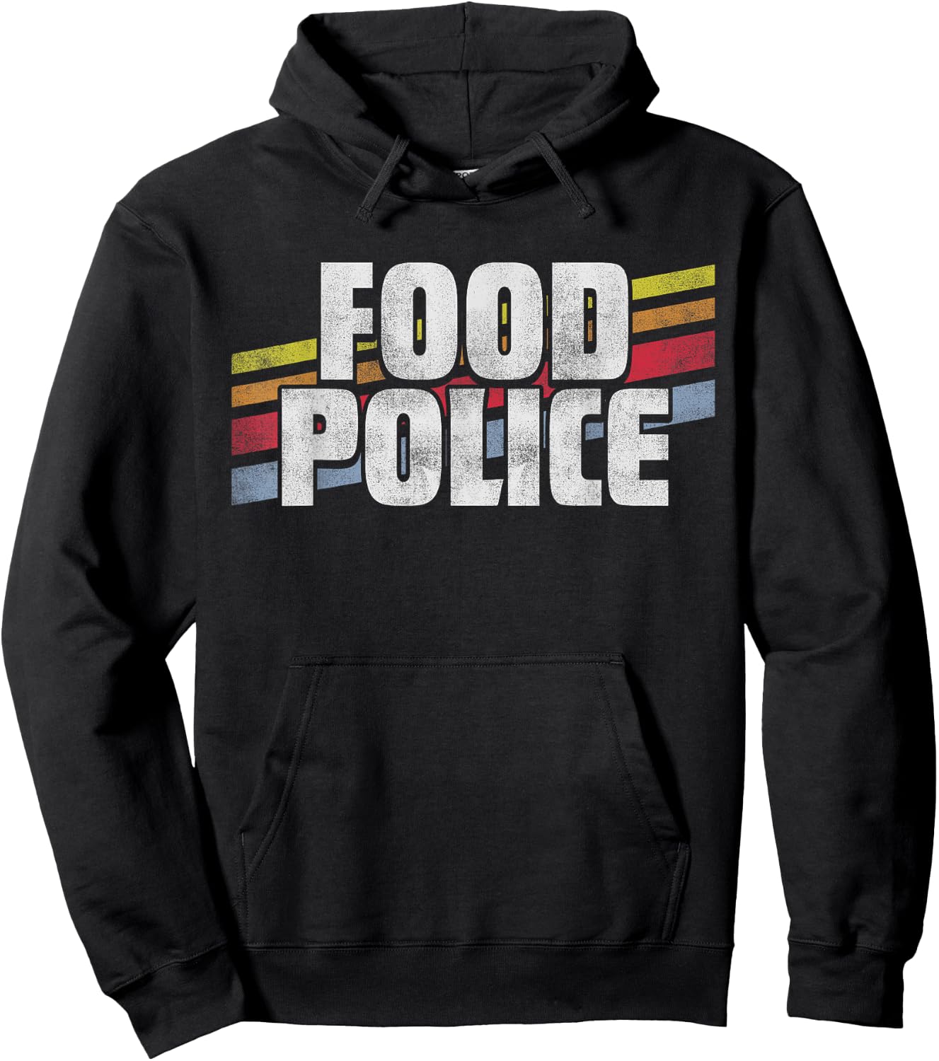 Food Police Nutrition Diet Eating Funny Rules Dieting Gift Hoodie - Hoodie | Black