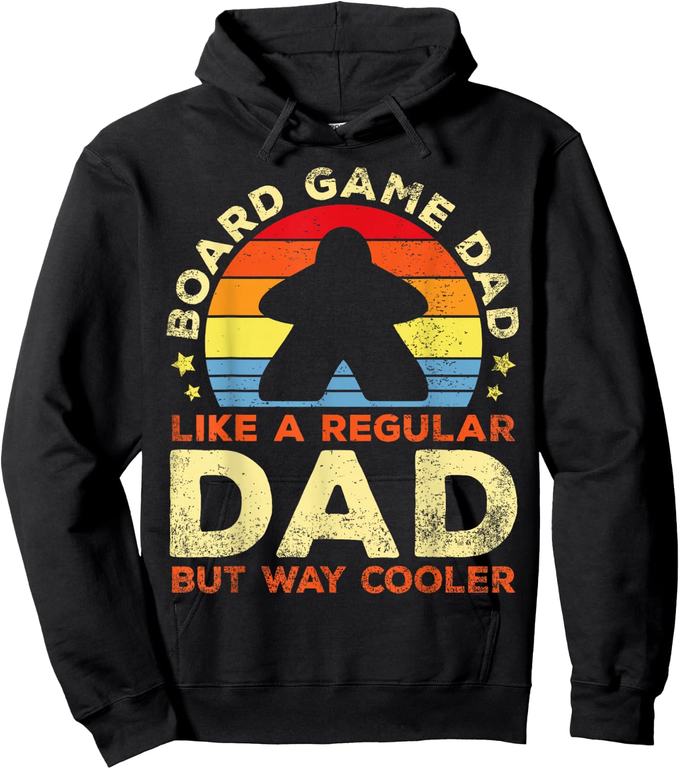 Board Game Dad Board Gamer Father Board Games , Black, S Hoodie - Hoodie | Black