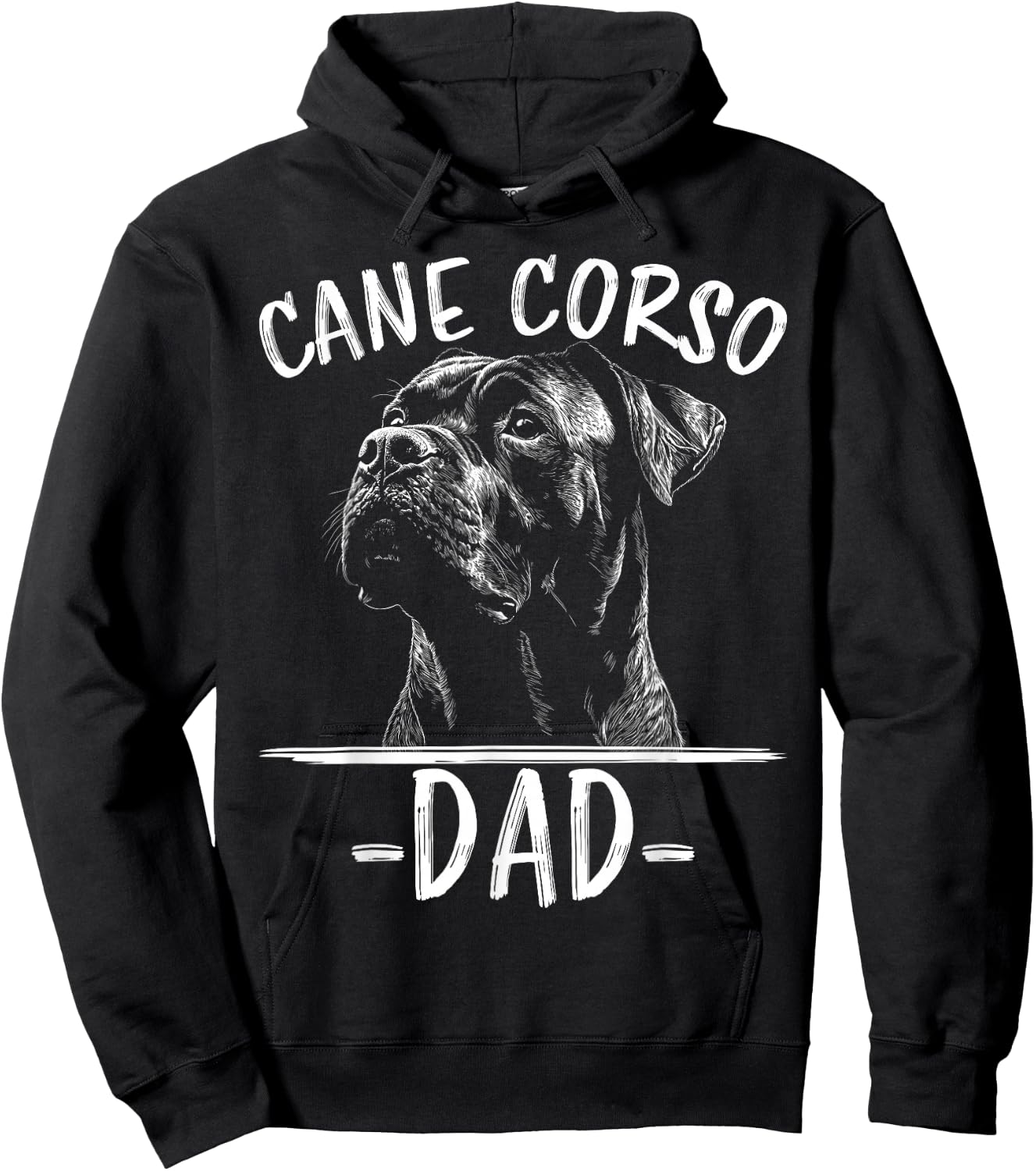 Cane Corso Papa Hund Cane Corso Hoodie - Hoodie | Black