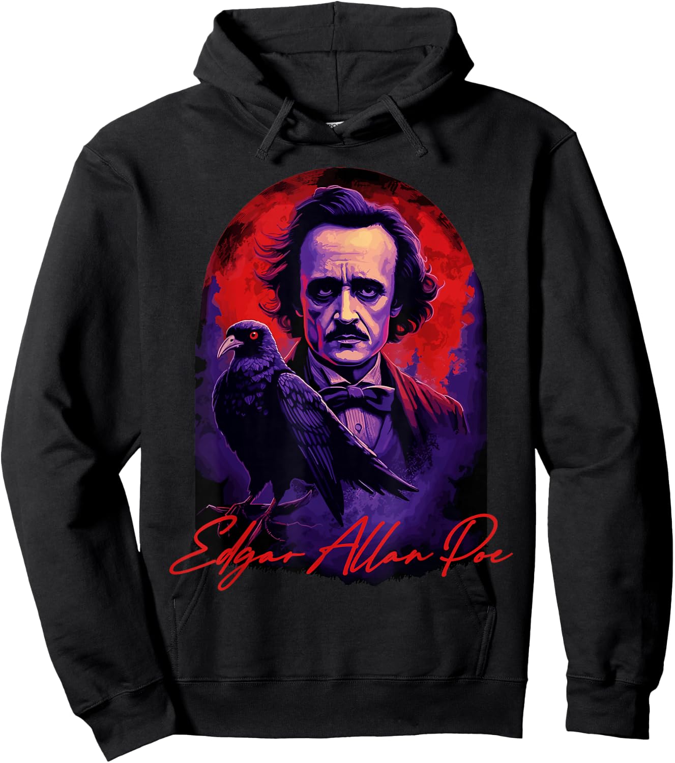 Edgar Allan Poe American Literature Raven Gothic Poet Hoodie - Hoodie | Black