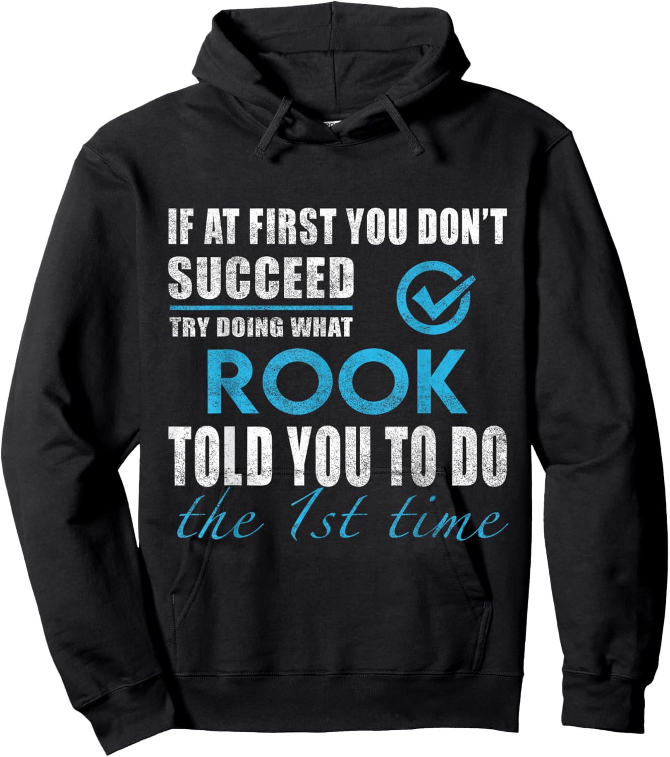Rook Name - Try What Rook Told You To Do Hoodie - Hoodie | Black