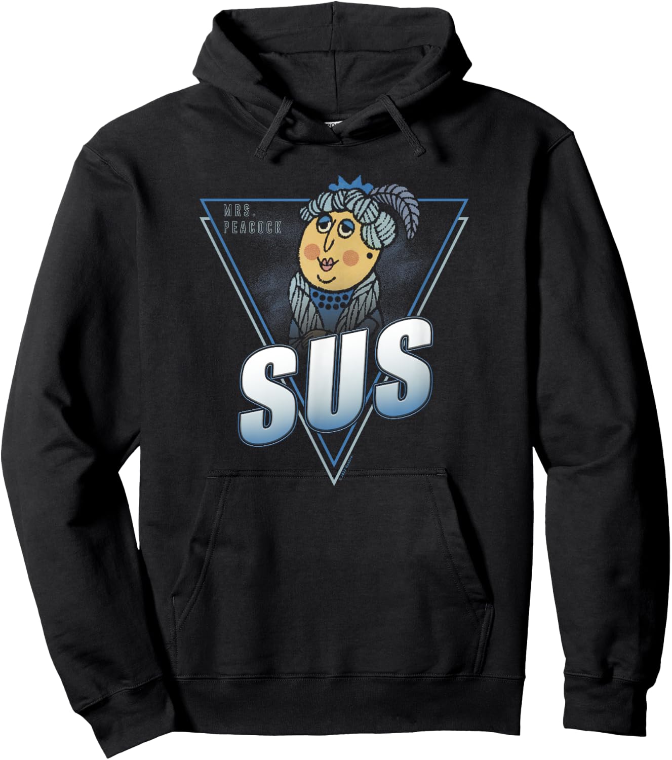 Clue Mrs. Peacock SUS Poster Hoodie - Hoodie | Black