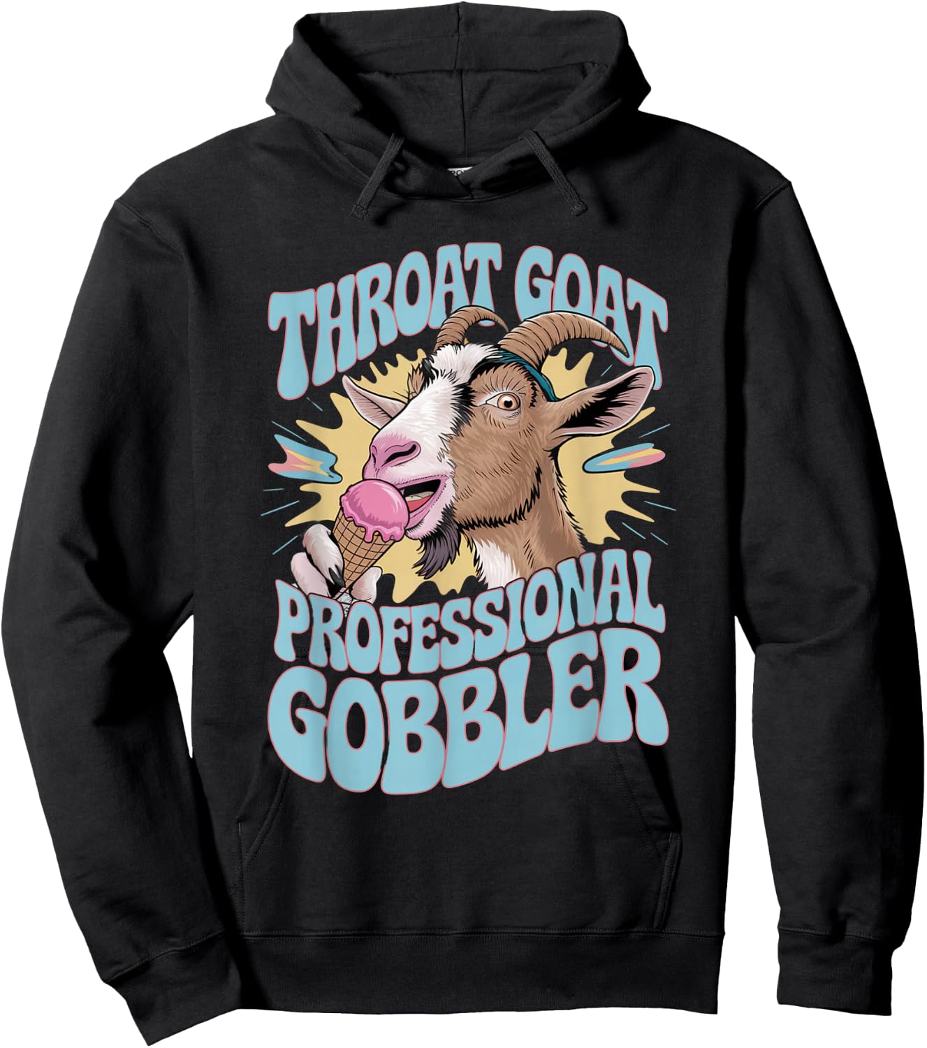 Embarrassing Shirt Funny Inappropriate Throat Goat Humor Hoodie - Hoodie | Black