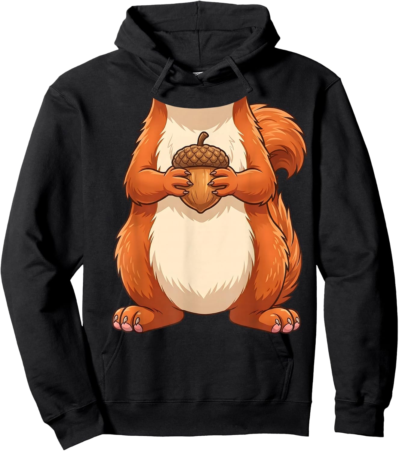 Adult Kids Men Women Squirrel Costume Hoodie - Hoodie | Black