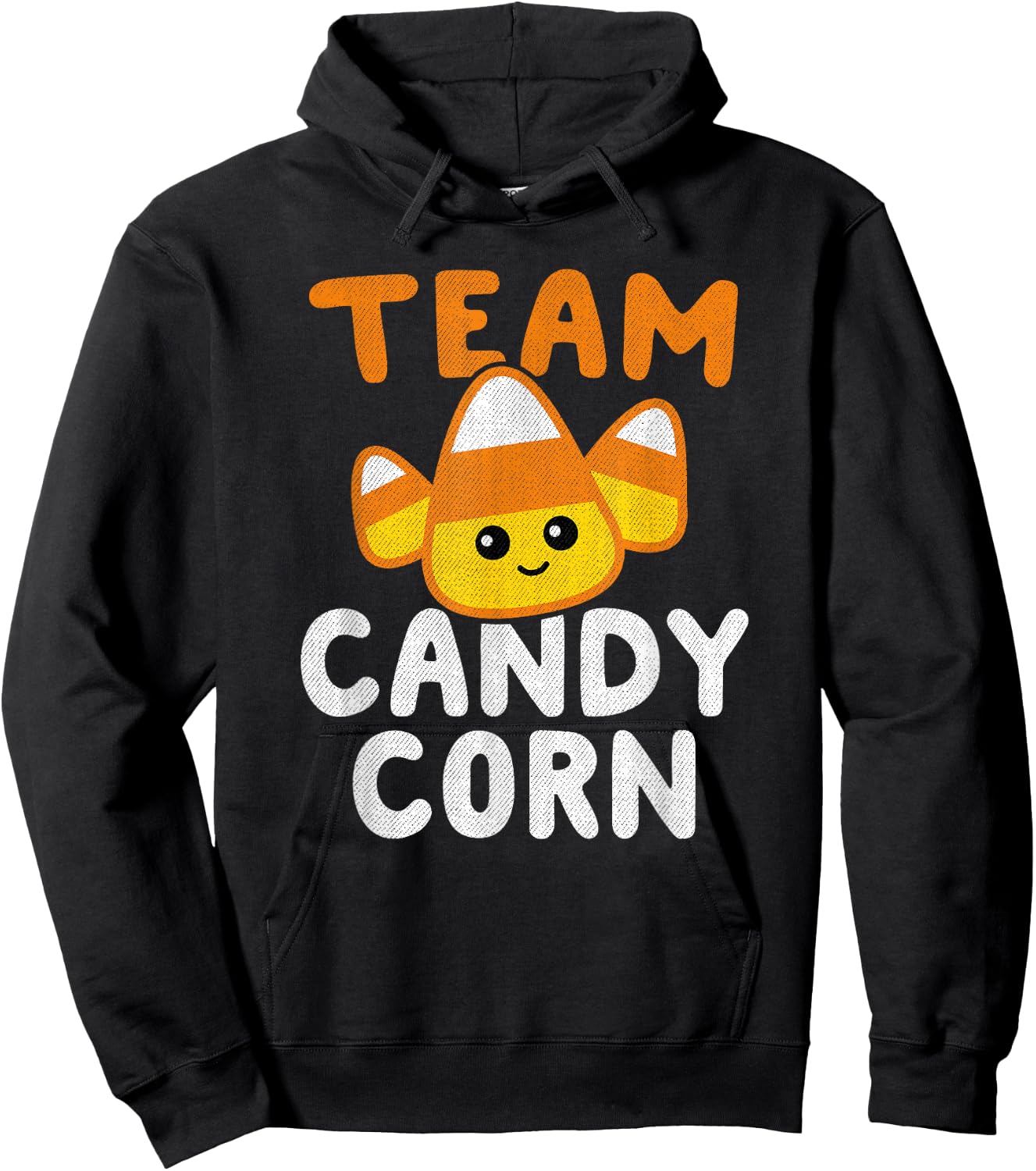 Halloween Team Candy Corn Funny Lazy Costume Kids Women Gift Hoodie - Hoodie | Black