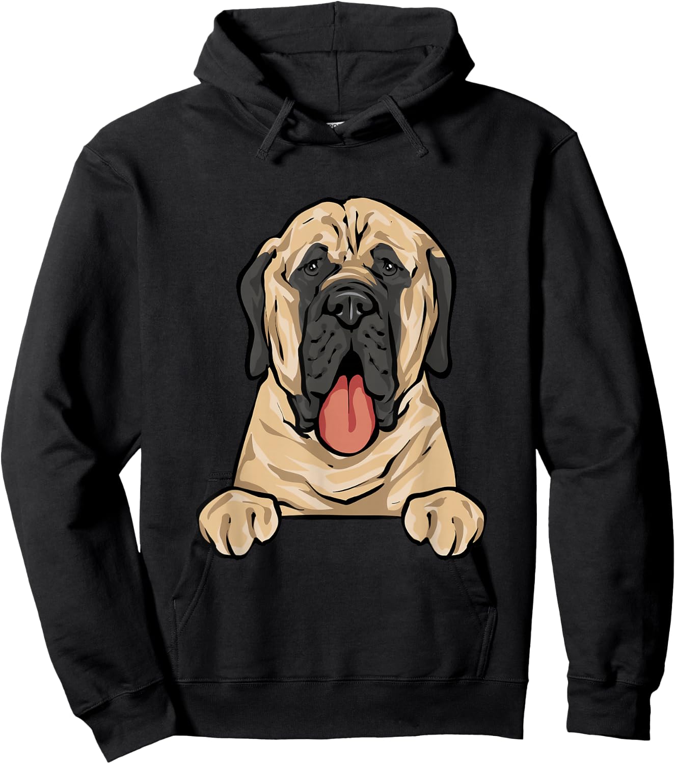 Mastiff Dog English Mastiff Hoodie - Hoodie | Black