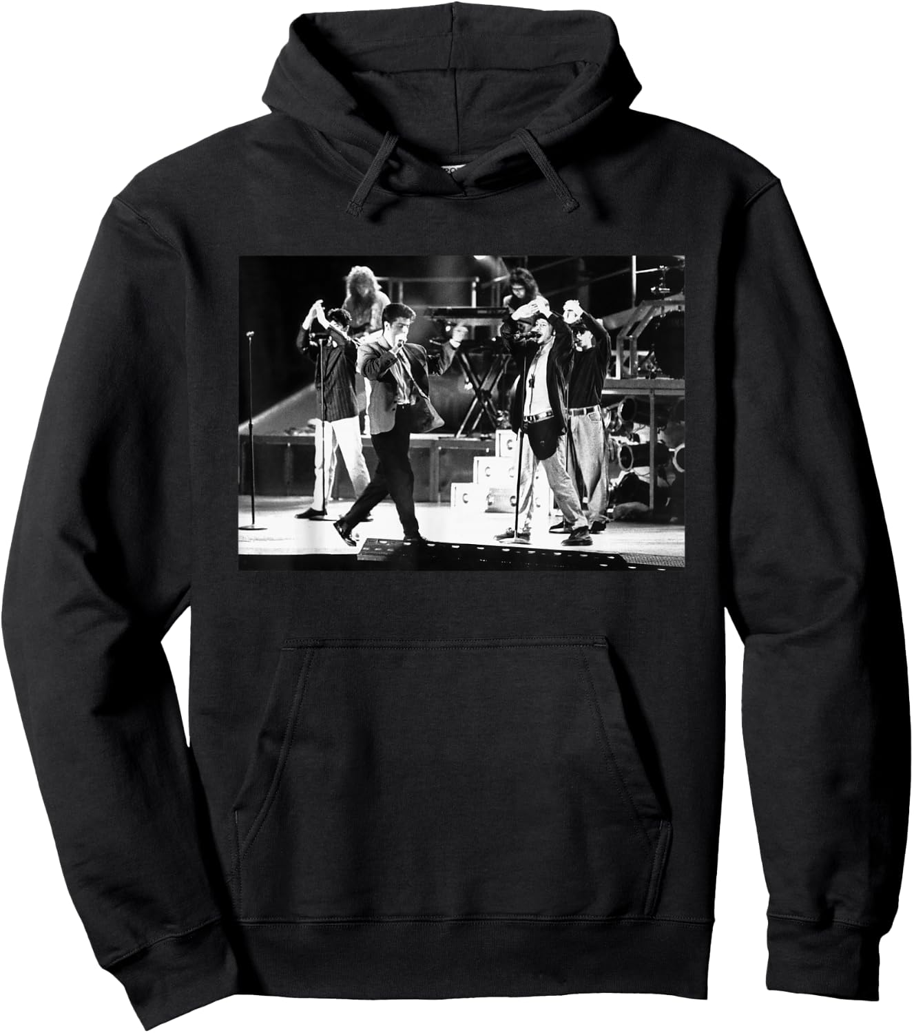 New Kids on The Block No More Games 1991 Tour Hoodie - Hoodie | Black