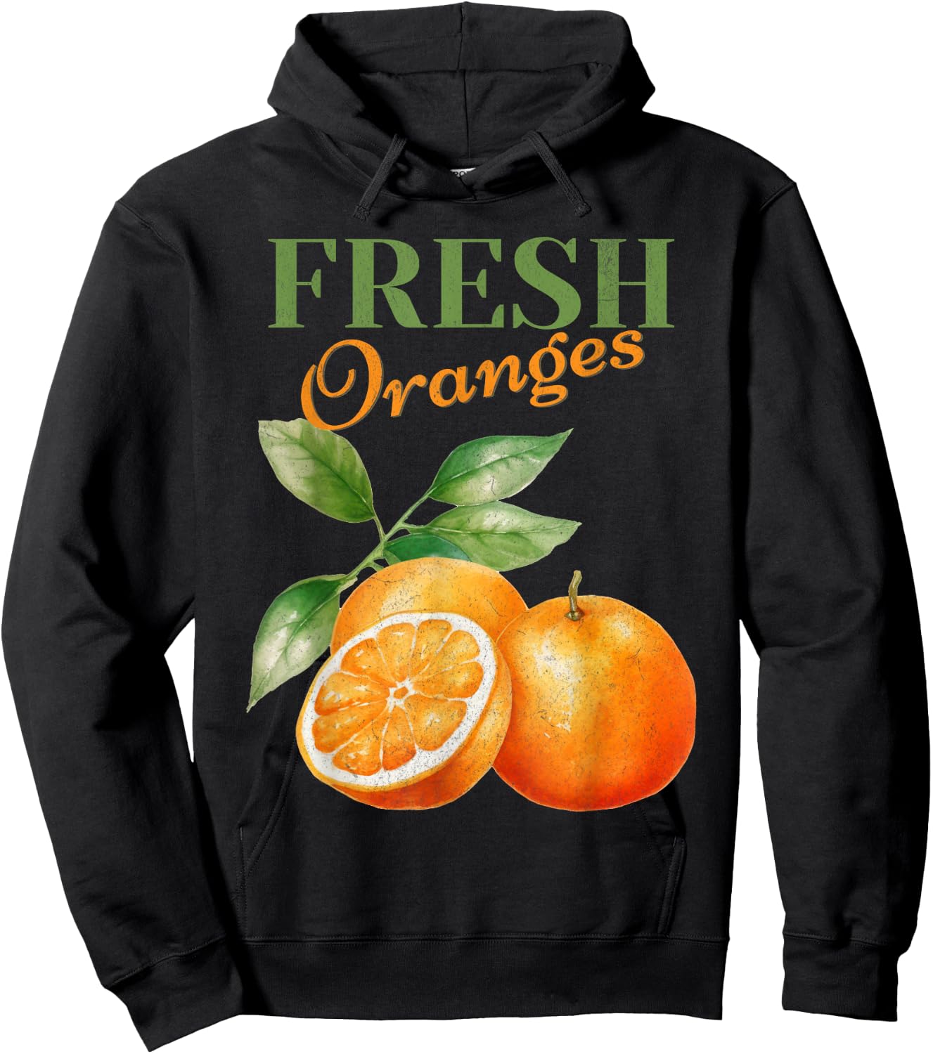 Fresh Oranges Homestead Homegrown Farmhouse Farmer Hoodie - Hoodie | Black