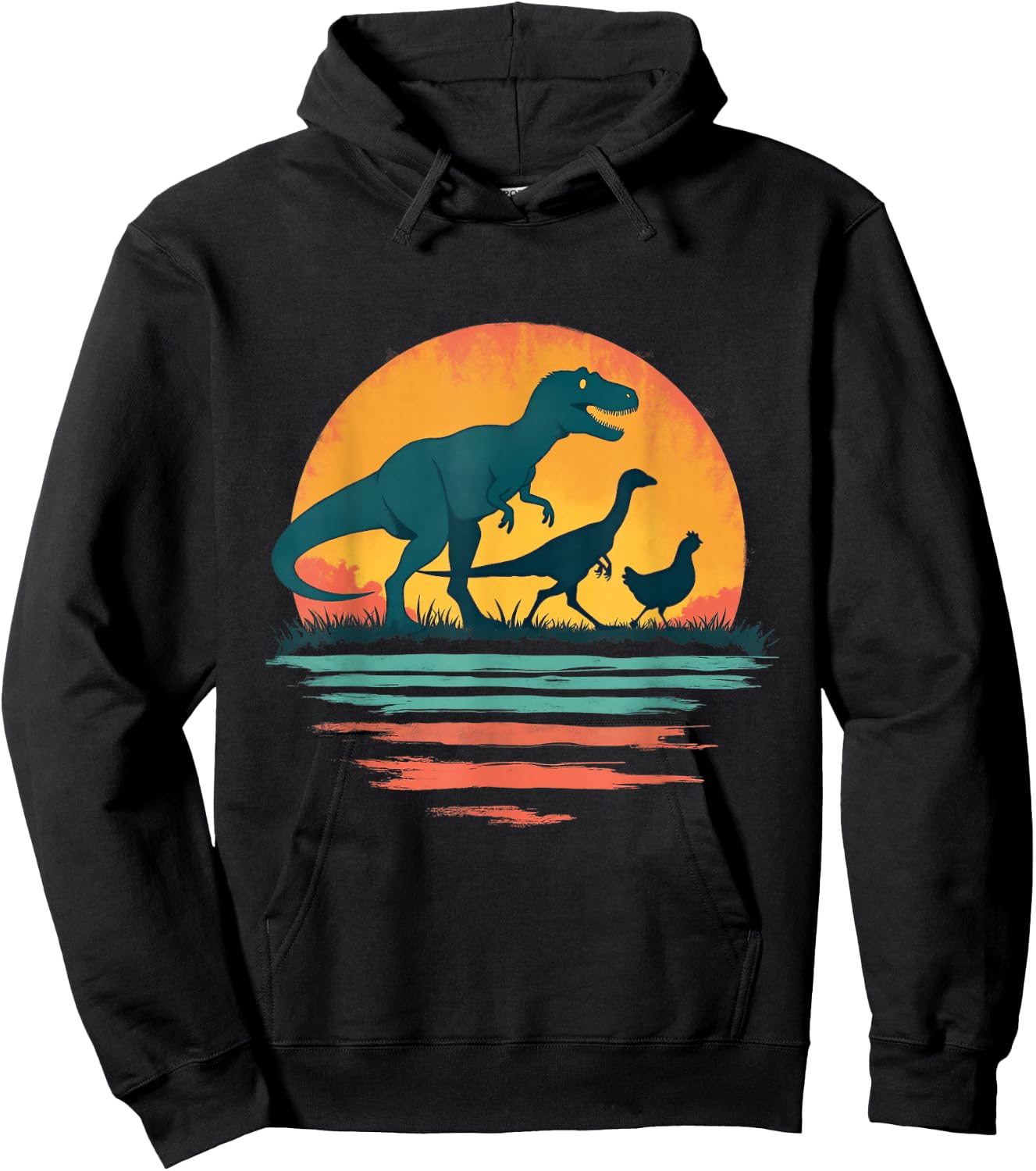 Dinosaur Evolution Hoodie - Hoodie | Black