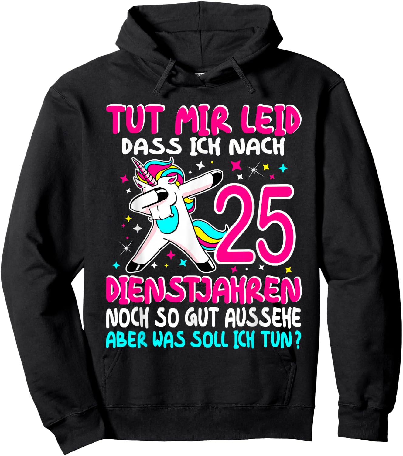 25 Jähriges Dienstjubiläum Jubiläum Firmenjubiläum 25 Jahre Hoodie - Hoodie | Black