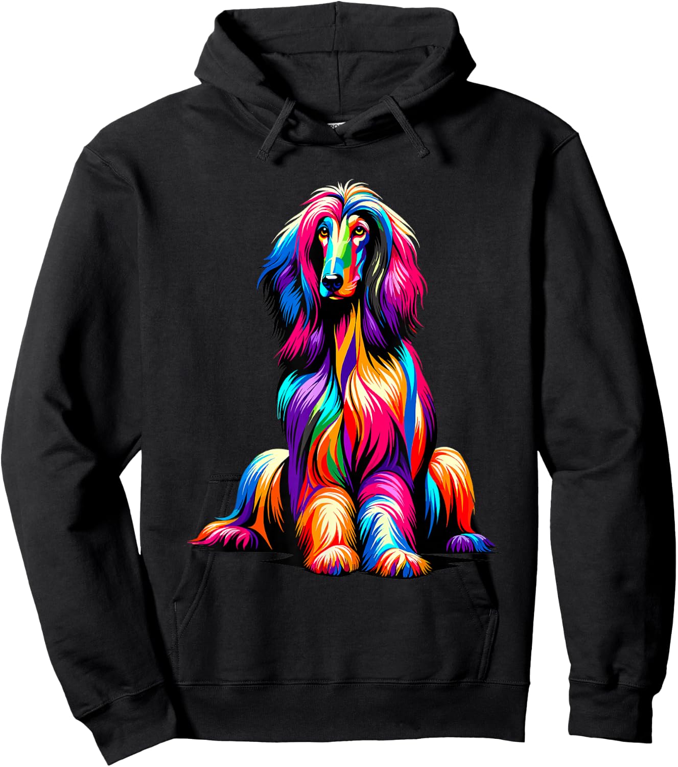 Afghan Hound Dog Hoodie - Hoodie | Black