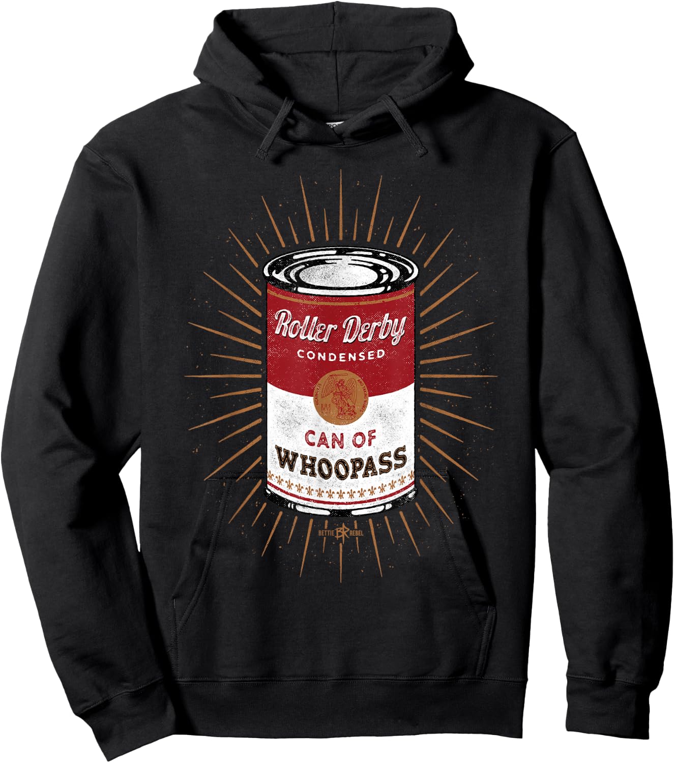 Roller Derby Can of Whoopass shirt Hoodie - Hoodie | Black