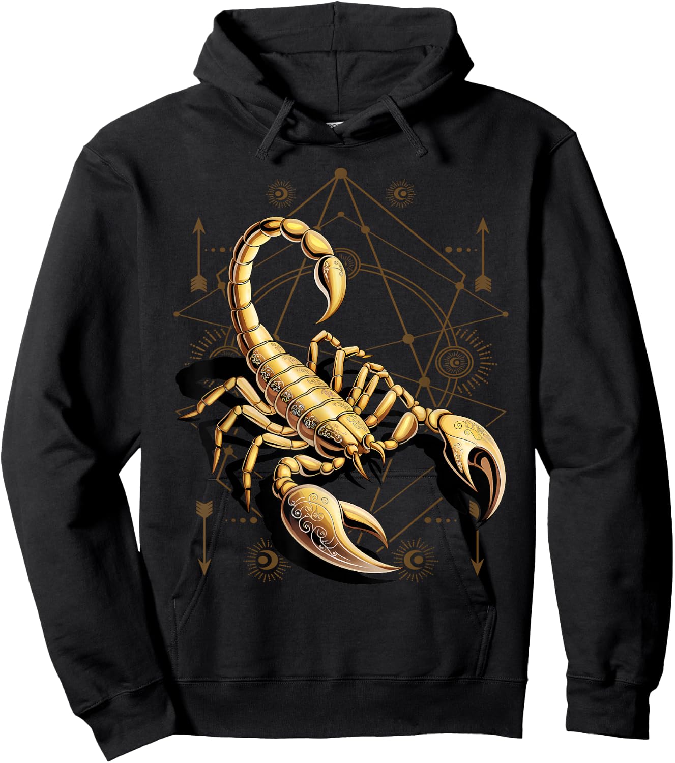 Art Animal Scorpion Hoodie - Hoodie | Black