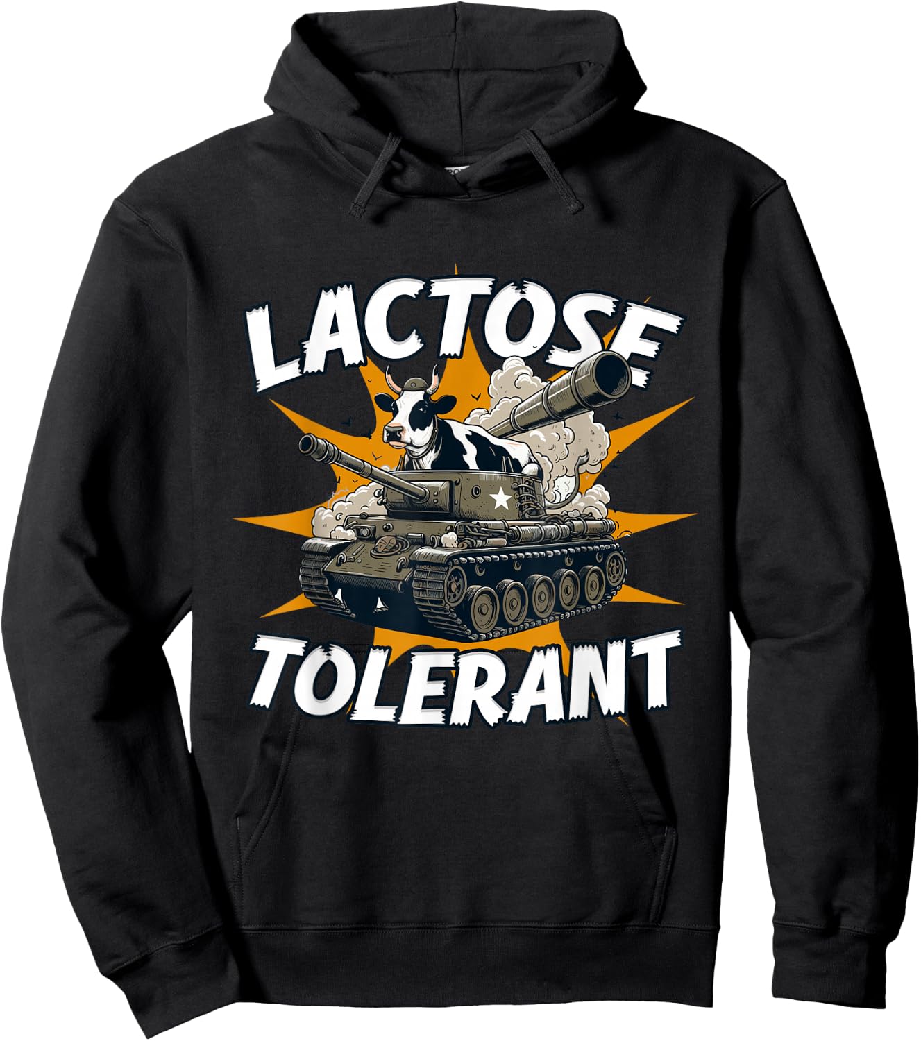 Milkin' It Milking Cows Dairy Farming Enthusiast Farmer Hoodie - Hoodie | Black