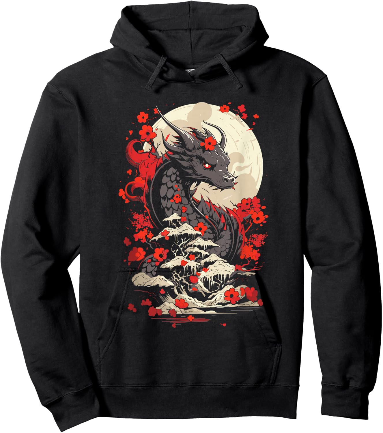 Year Of The Dragon - Zodiac Lunar New Year 2024 Hoodie - Hoodie | Black