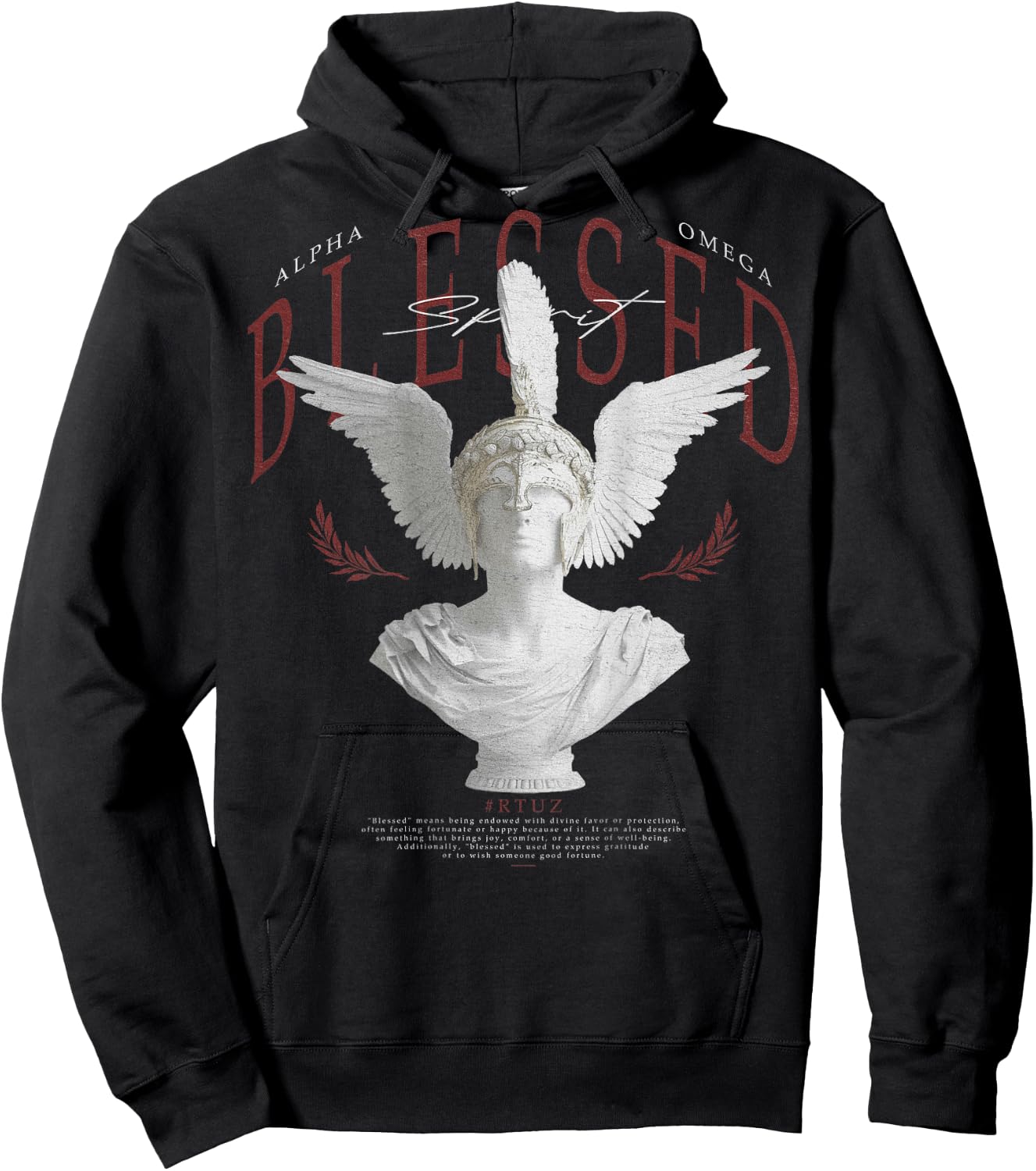 Hip Hop Urban Y2K Vintage Retro Edgy Backprint Streetwear Hoodie - Hoodie | Black