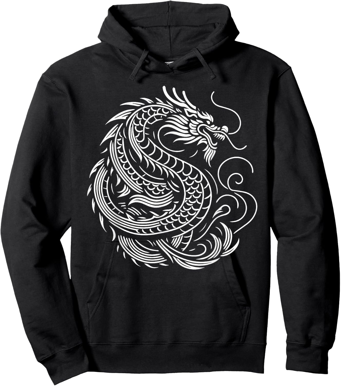 Year Of The Dragon 2024 Chinese Lunar New Year's Zodiac Hoodie - Hoodie | Black