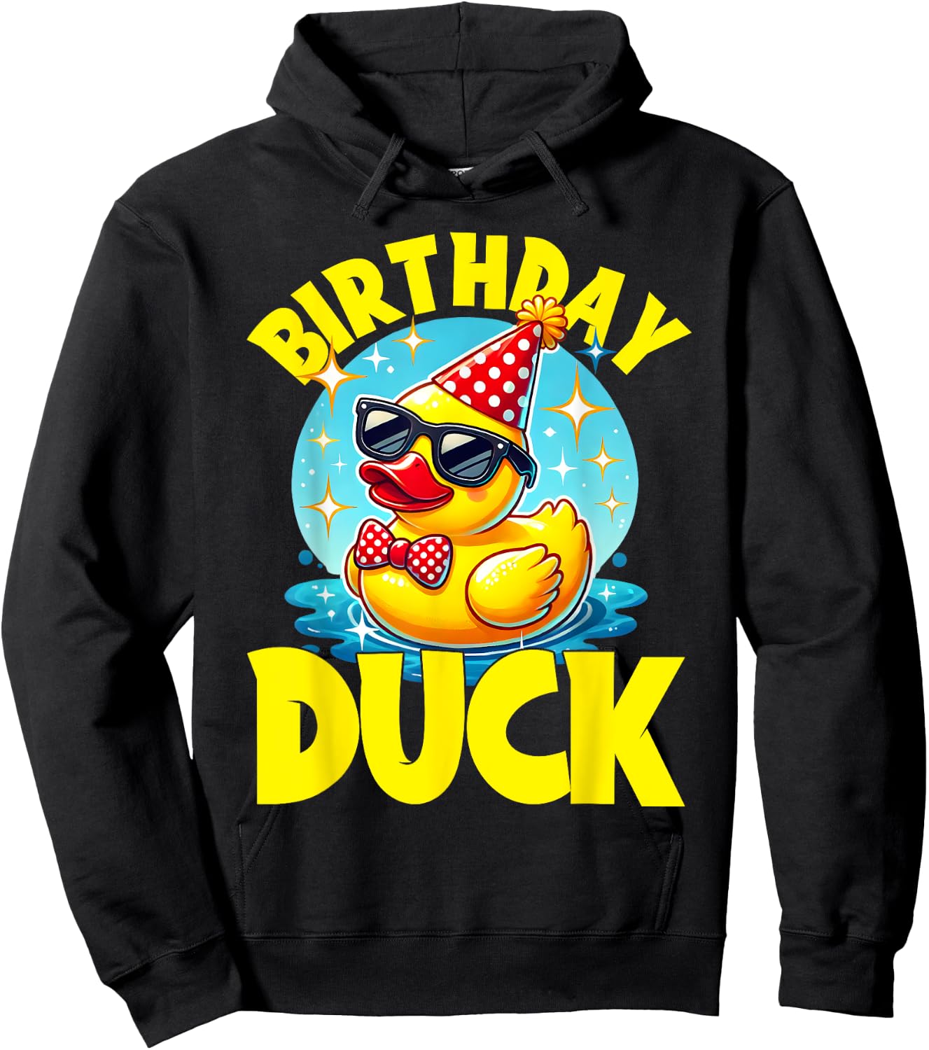 Rubber Duckies Birthday Duck Rubber Duck Hoodie - Hoodie | Black