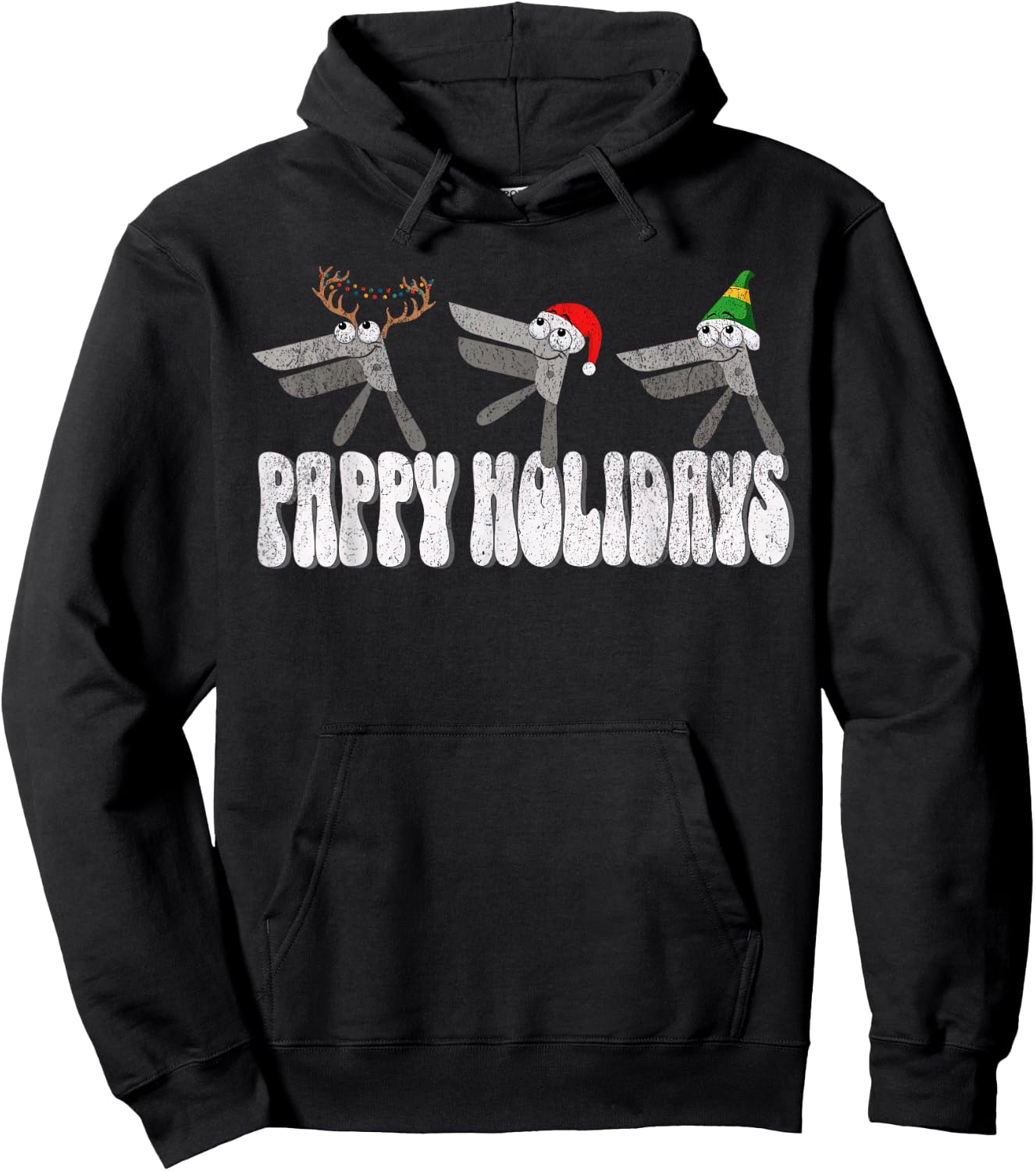 Speculum Reindeer Pappy Holidays Gynecologist Christmas Hoodie - Hoodie | Black