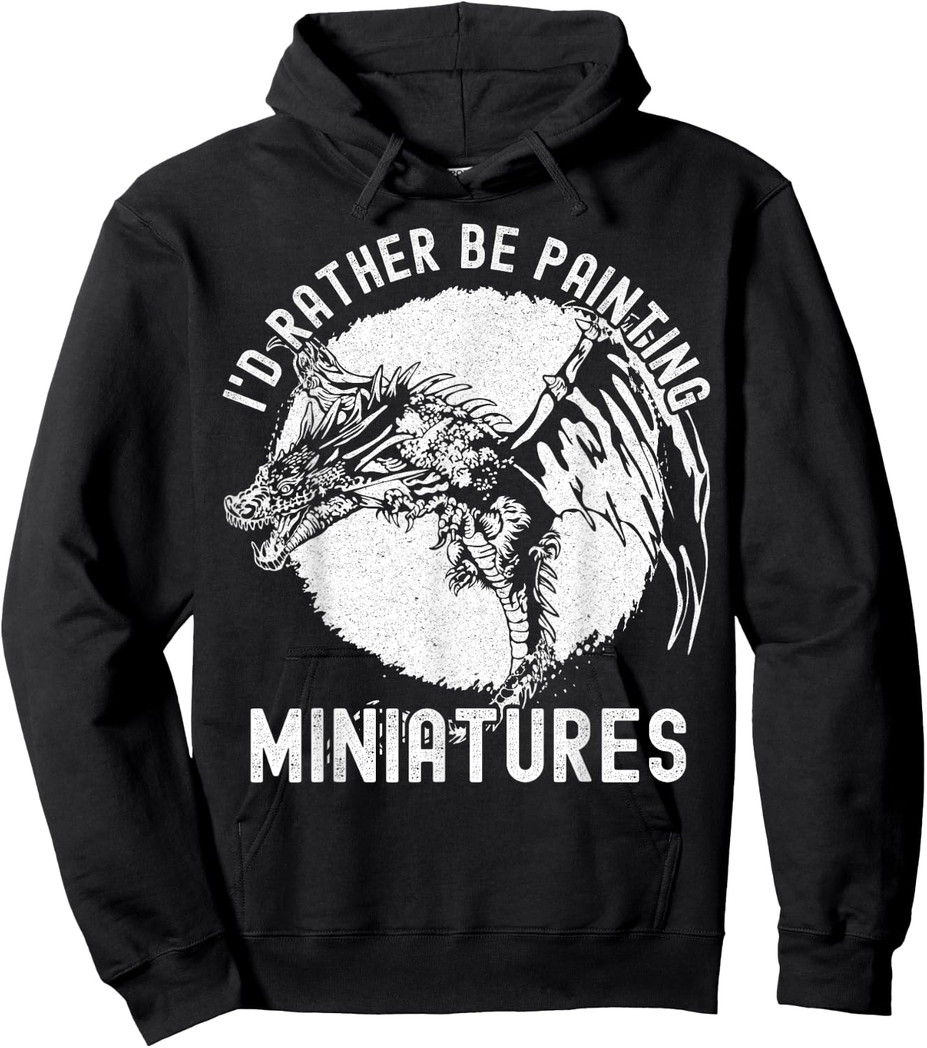 I'd Rather Be Painting Miniatures - Funny Model Painting Hoodie - Hoodie | Black