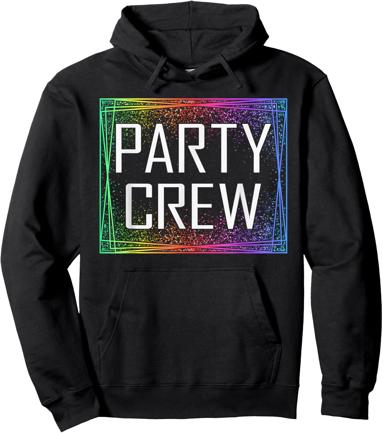 Party crew matching shirts for birthday party , black Hoodie - Hoodie | Black