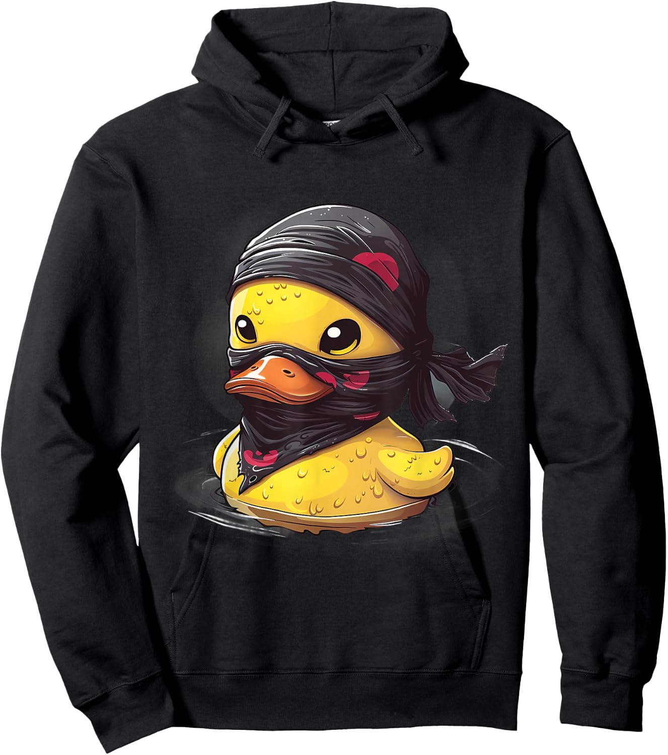 Rubber Duck Ninja Samurai Rubber Duckie Rubber Duckling Hoodie - Hoodie | Black