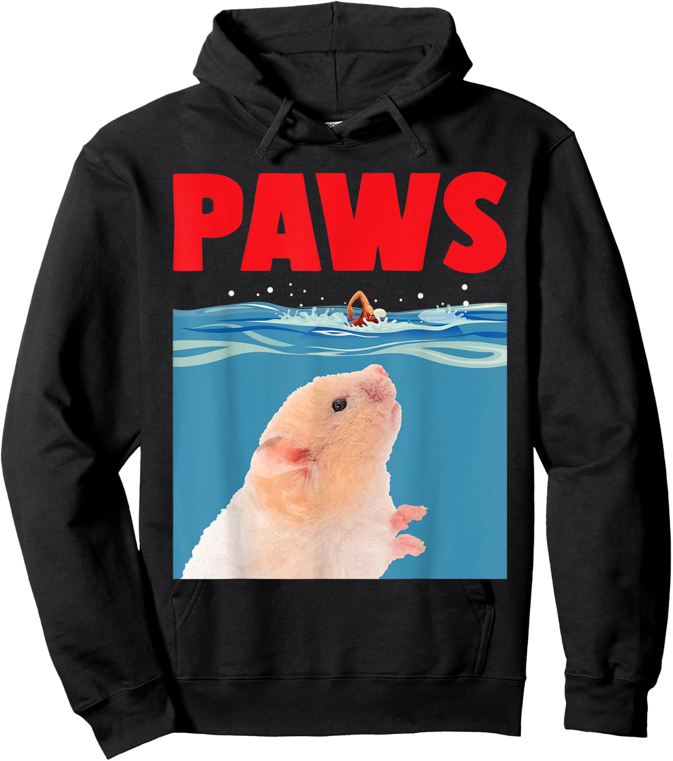 Paws - Hamster Animal Whisperer Rodent Lover Veterinarian Hoodie - Hoodie | Black