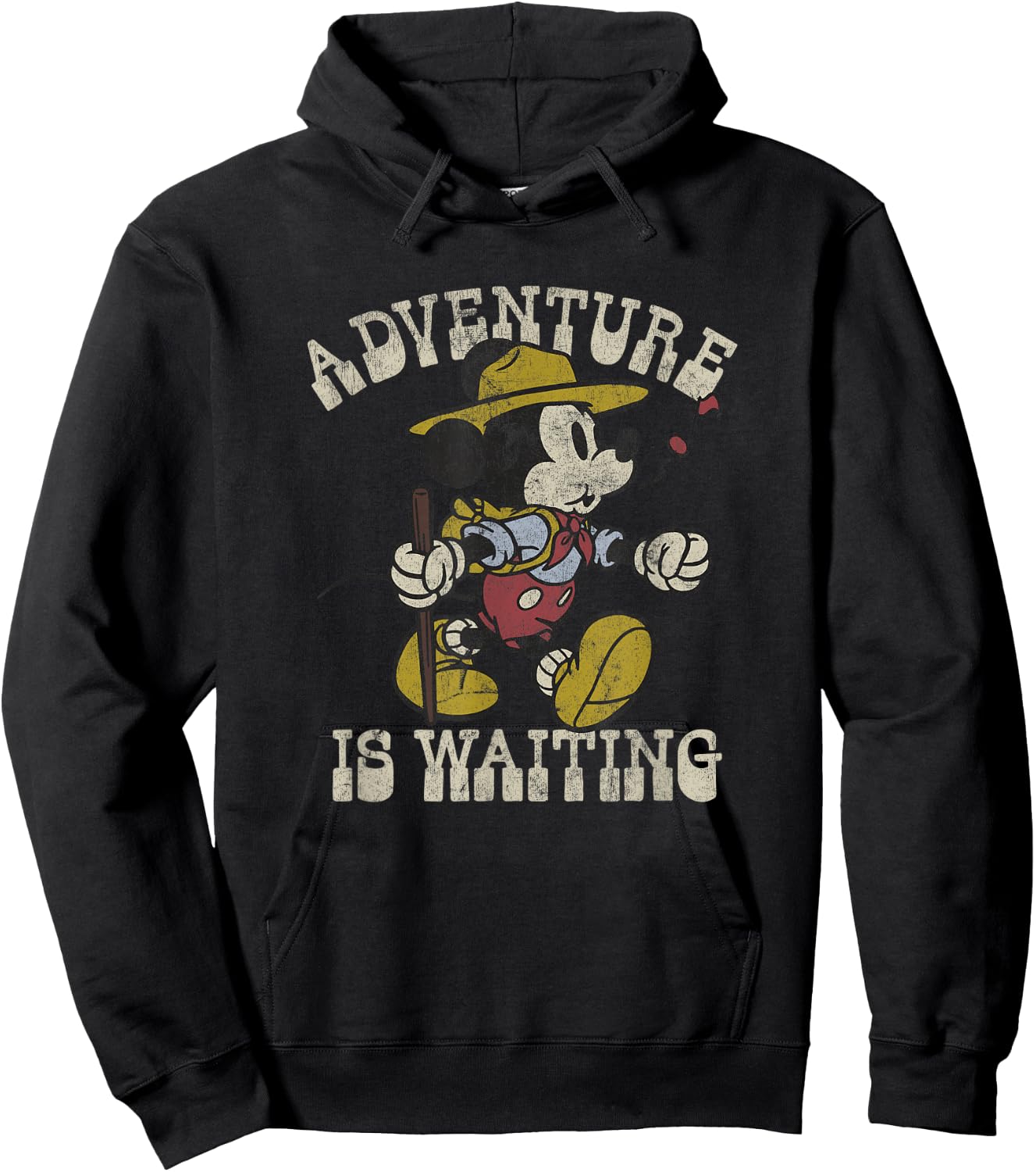 Disney Mickey & Friends Camping Mickey Adventure is Waiting Hoodie - Hoodie | Black