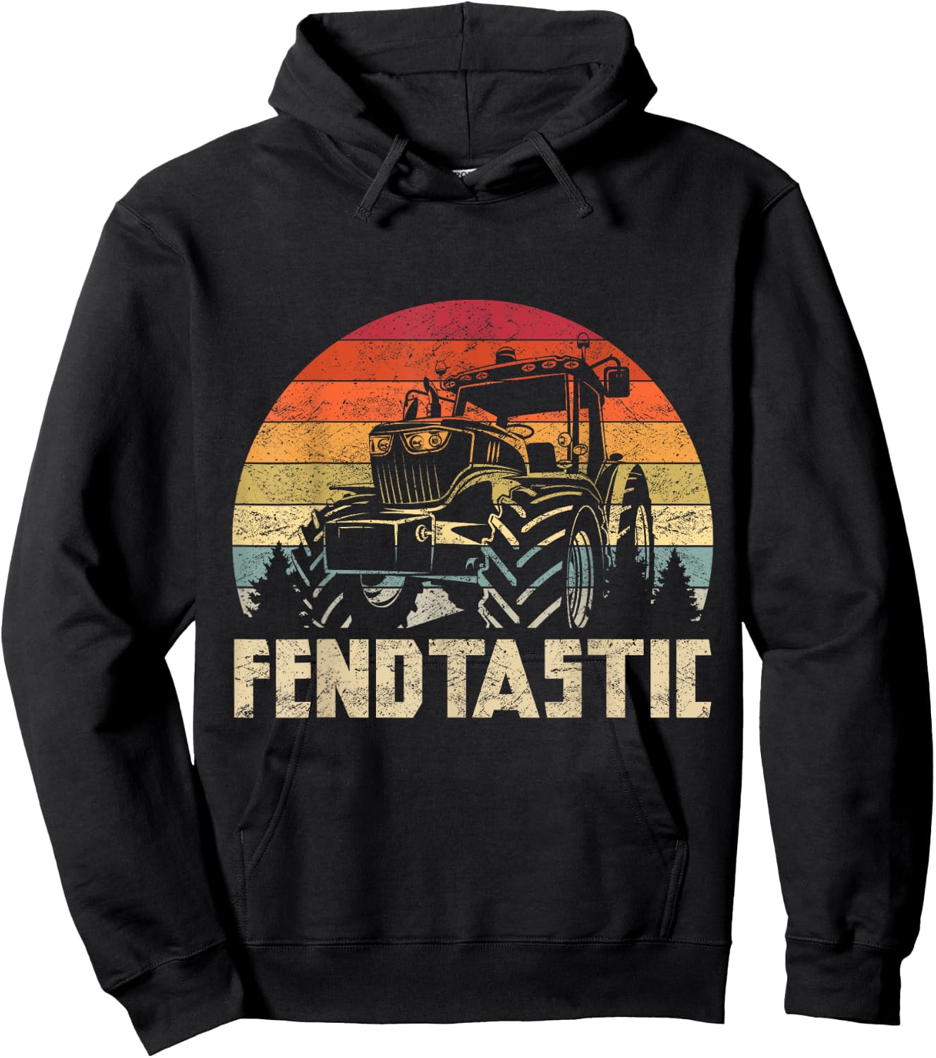 Fendtastic Geschenk für Herren Schwarz Klein EU 41.0 Rundhals-Ausschnitt Kurzarm Klassische Passform 100% Baumwolle Imported Hoodie - Hoodie | Black