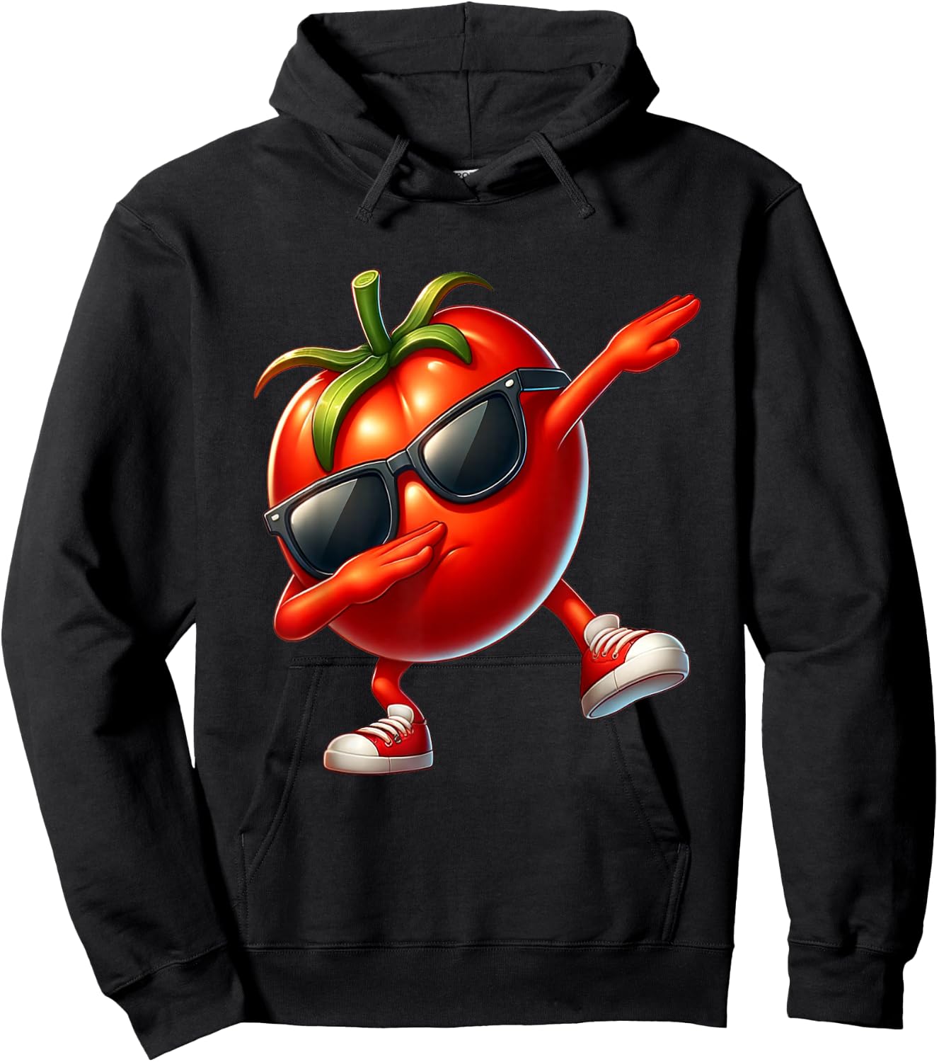 Dab Tomate Tanzende Dabbing Tomate Frucht Hoodie - Hoodie | Black