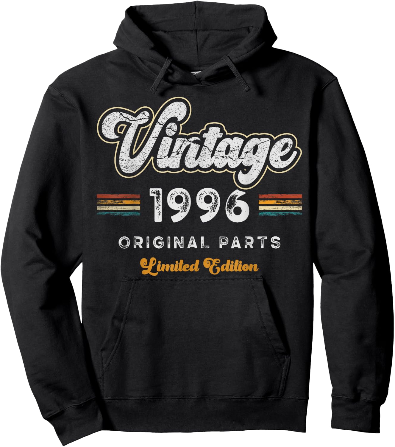 Vintage 1996 Original Parts 29th Birthday Hoodie - Hoodie | Black