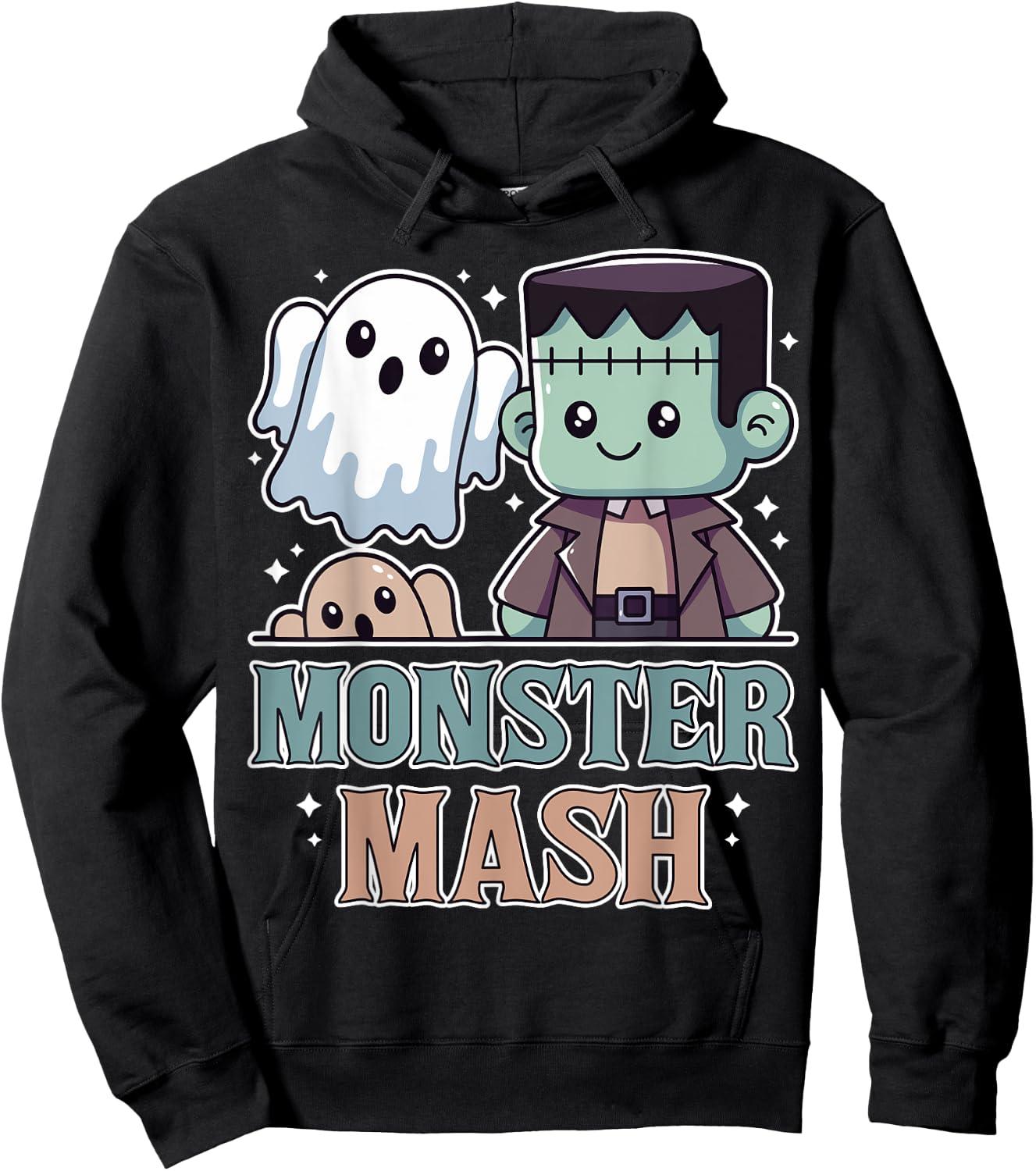 Monster Mash Halloween Funny Monster Spooky Kid Boy Girl Hoodie - Hoodie | Black