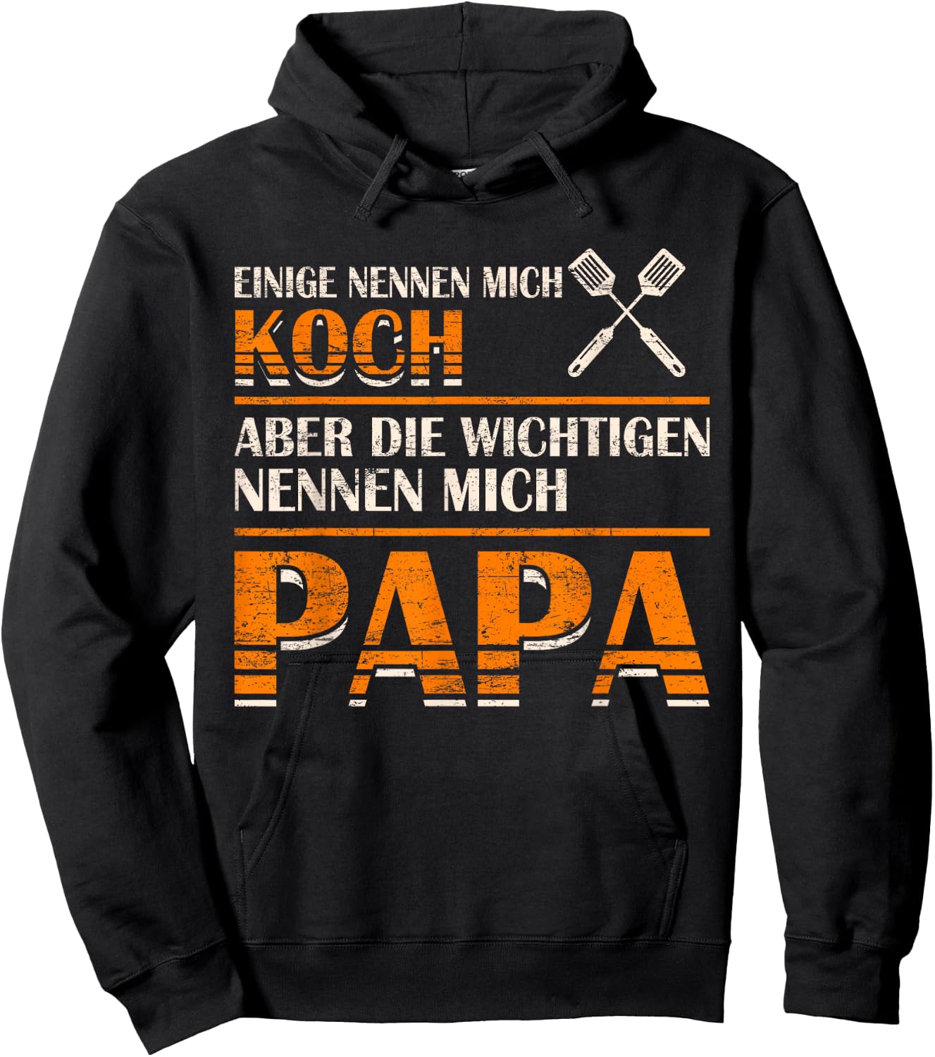 Bester Koch Kochender Papa Chefkoch Kochen Hoodie - Hoodie | Black