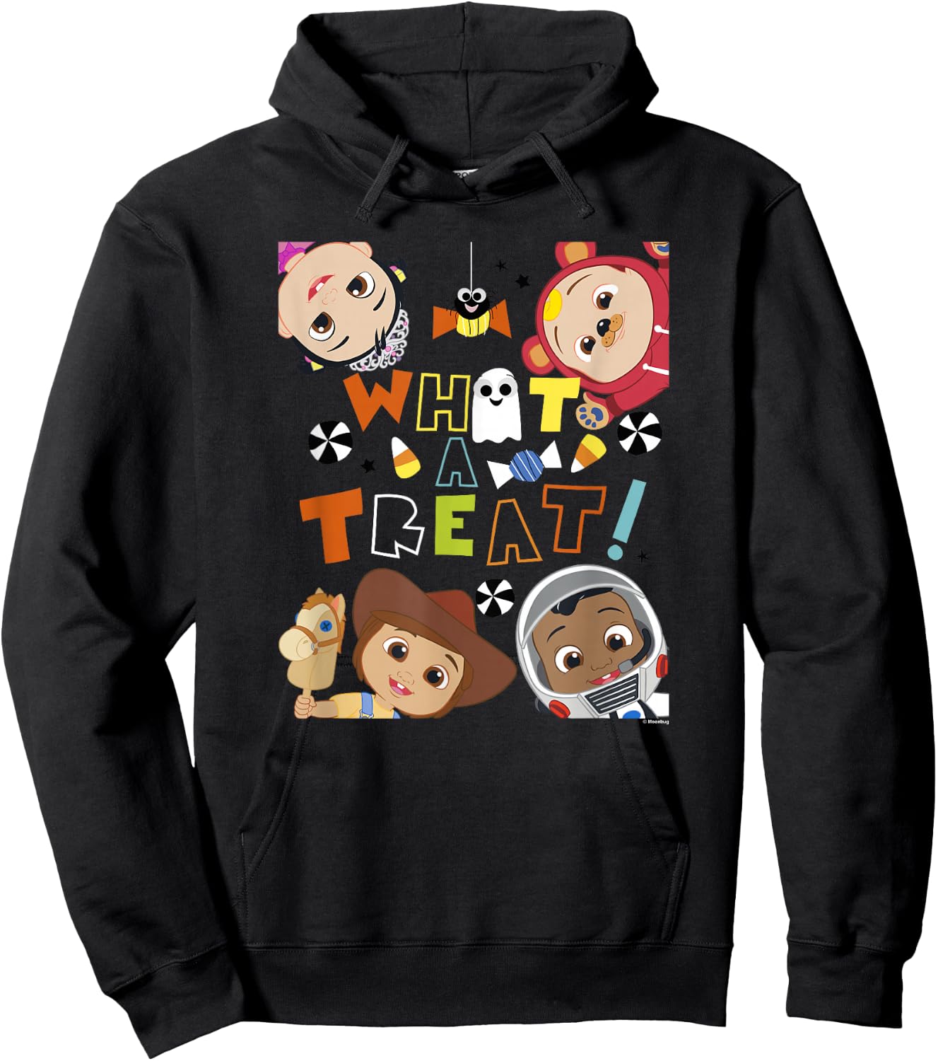 CoComelon Classic Halloween Treat Group Shot Hoodie - Hoodie | Black