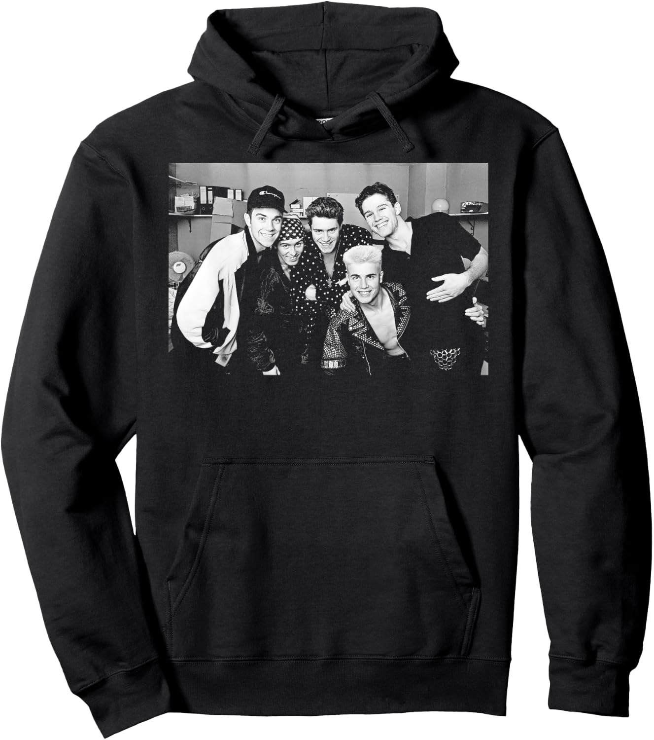 Take That Boyband Backstage Nightclub 1991 , black Hoodie - Hoodie | Black