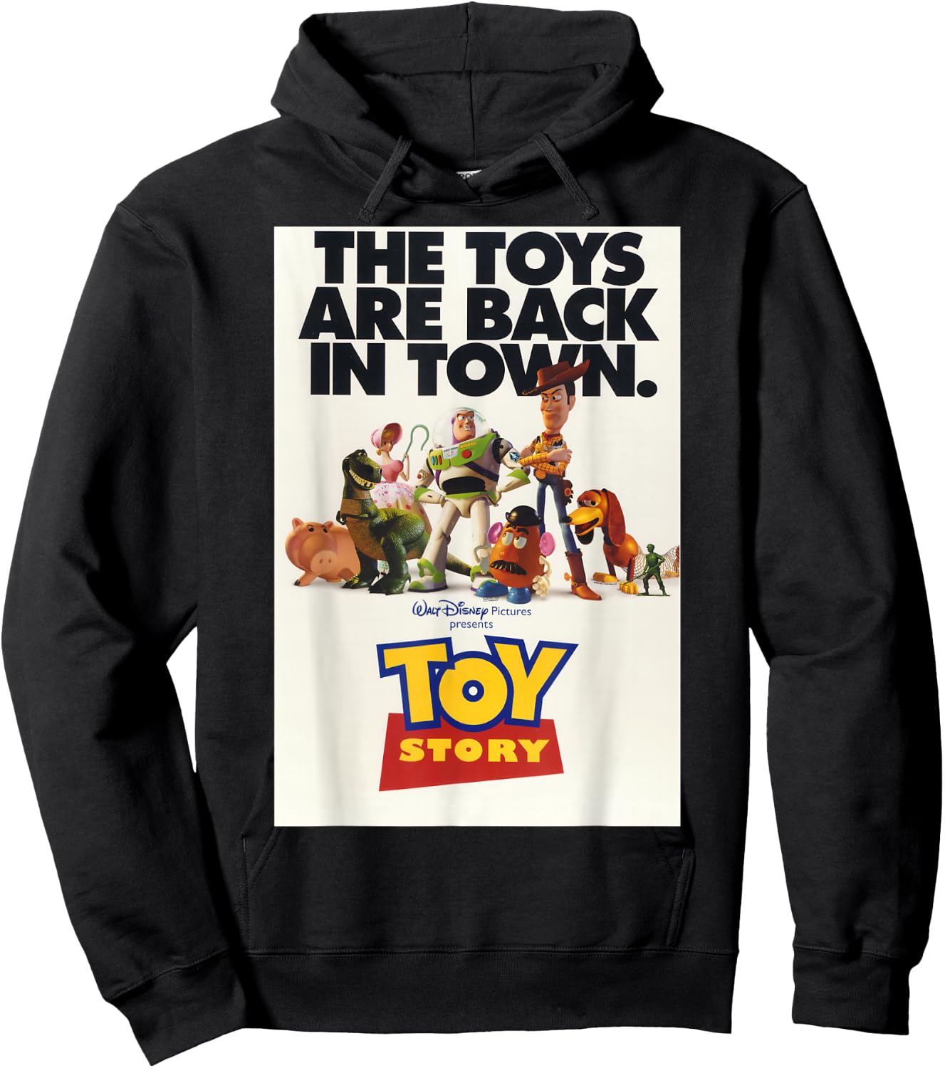 Disney Pixar Toy Story Toys Are Back In Town Poster Hoodie - Hoodie | Black