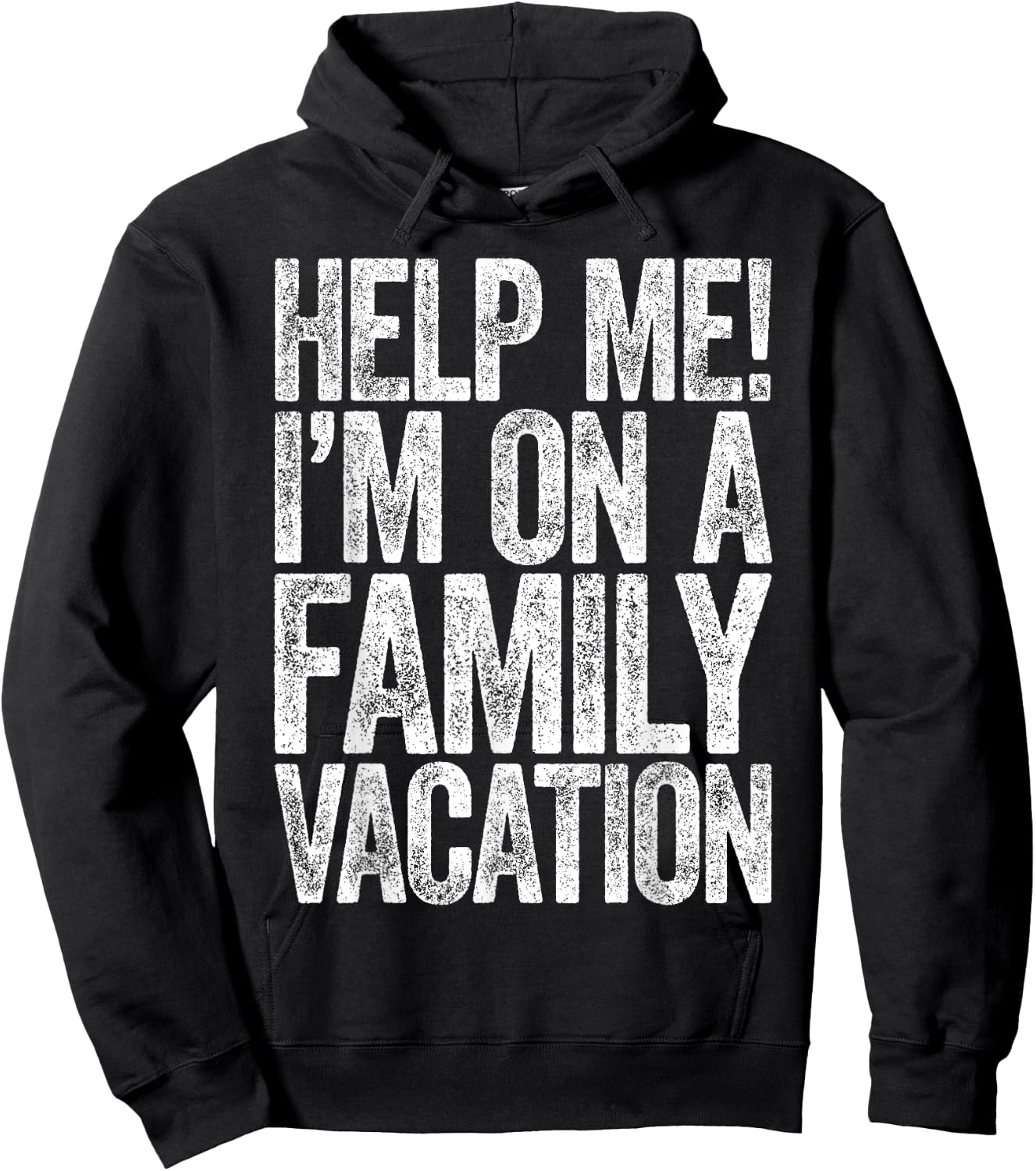 Help Me I'm On A Family Vacation Shirt Funny Family Vacation Hoodie - Hoodie | Black