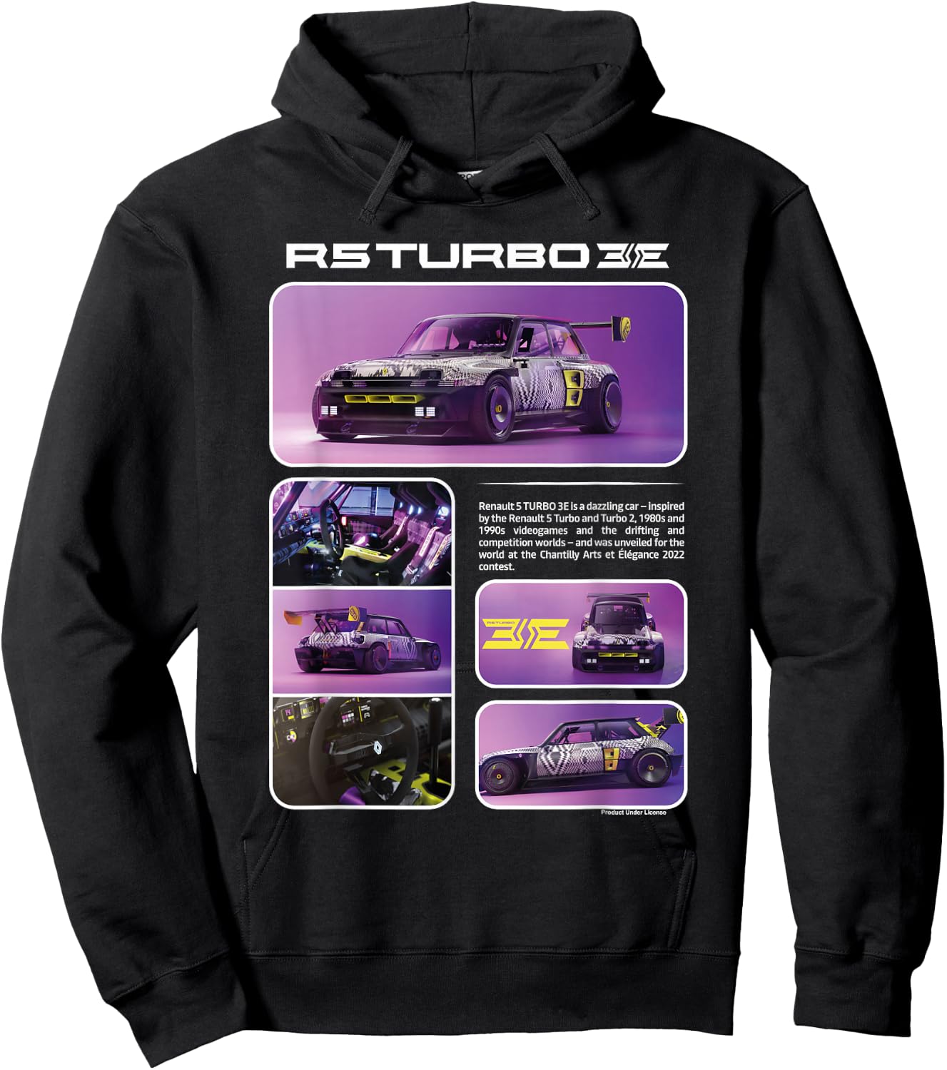 Renault R5 Turbo 3E Concept Car Electric Hoodie - Hoodie | Black