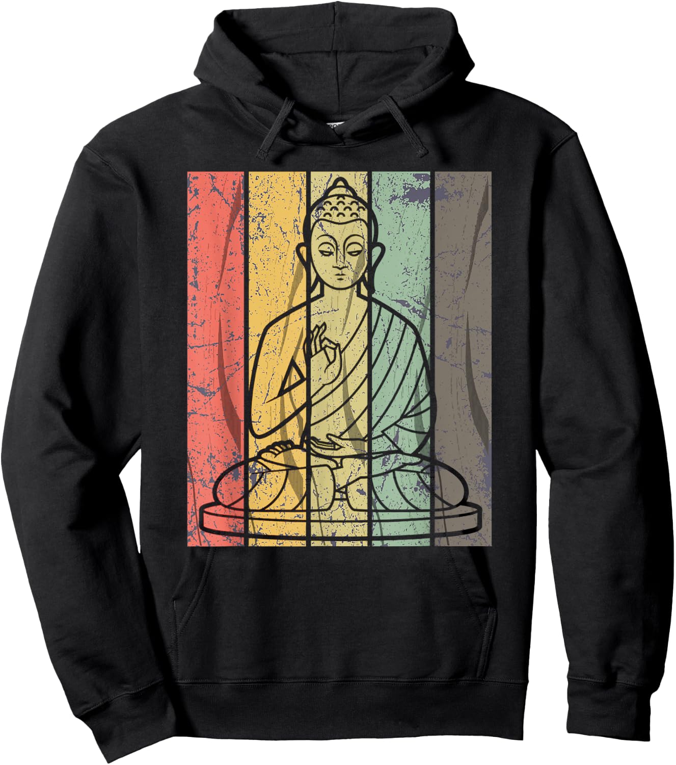 Buddha Meditation Shirt Let It Go and Breathe Shirt Gift Hoodie - Hoodie | Black